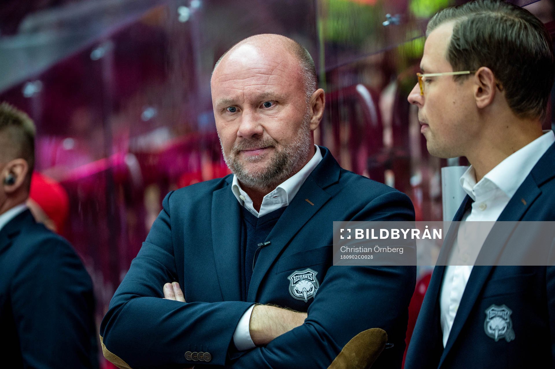 Head coach Peter Andersson of Malmö Redhawks