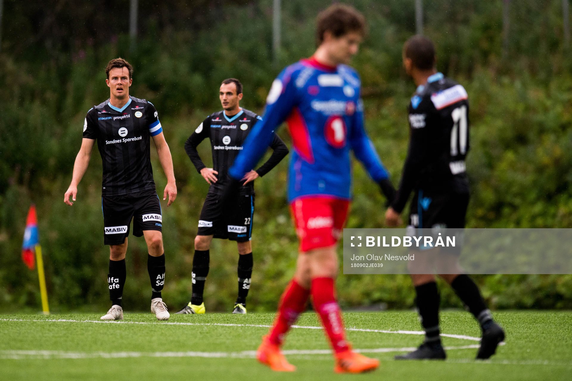 Niels Vorthoren of Sandnes Ulf looks dejected