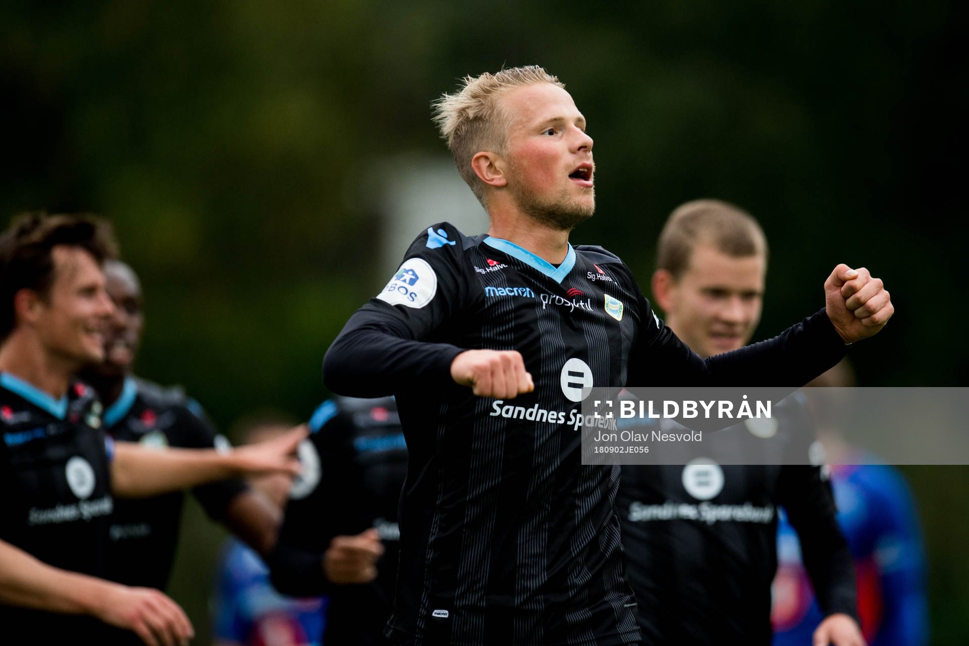 Tapio Heikkilä of Sandnes Ulf celebrates