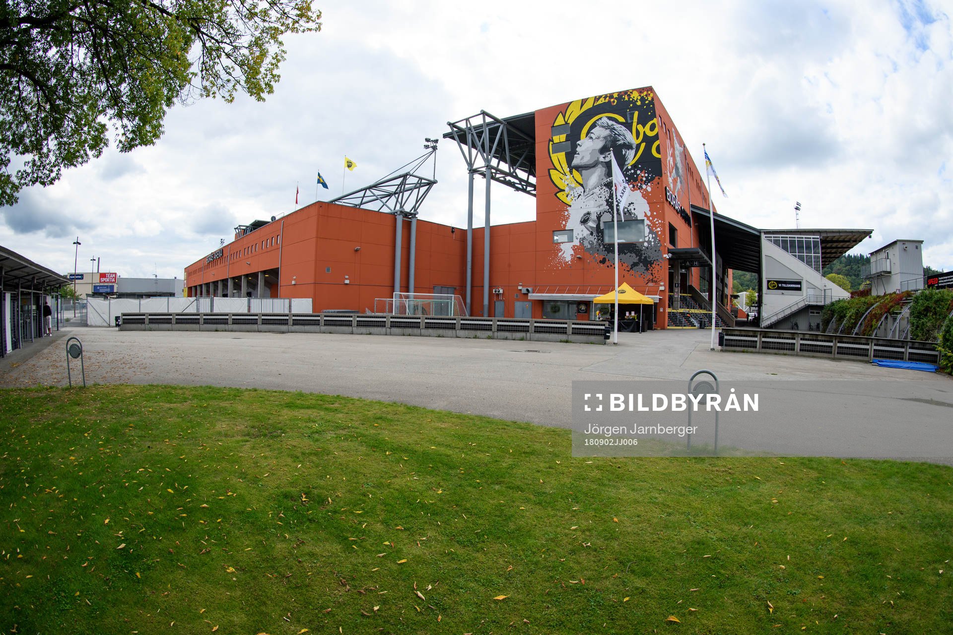 Exteriör på Borås arena