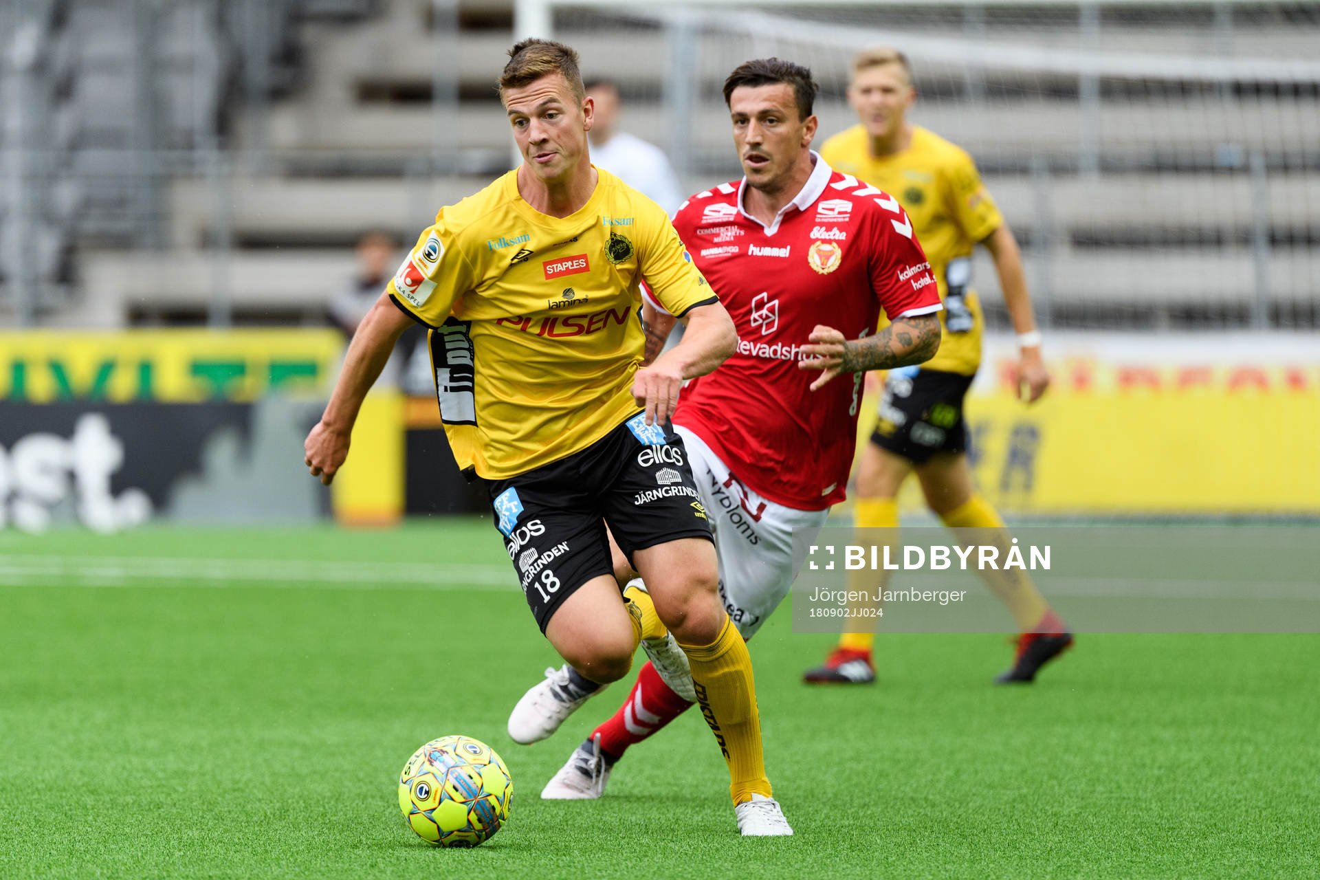 Elfsborgs Simon Olsson och Kalmars Erton Fejzullahu