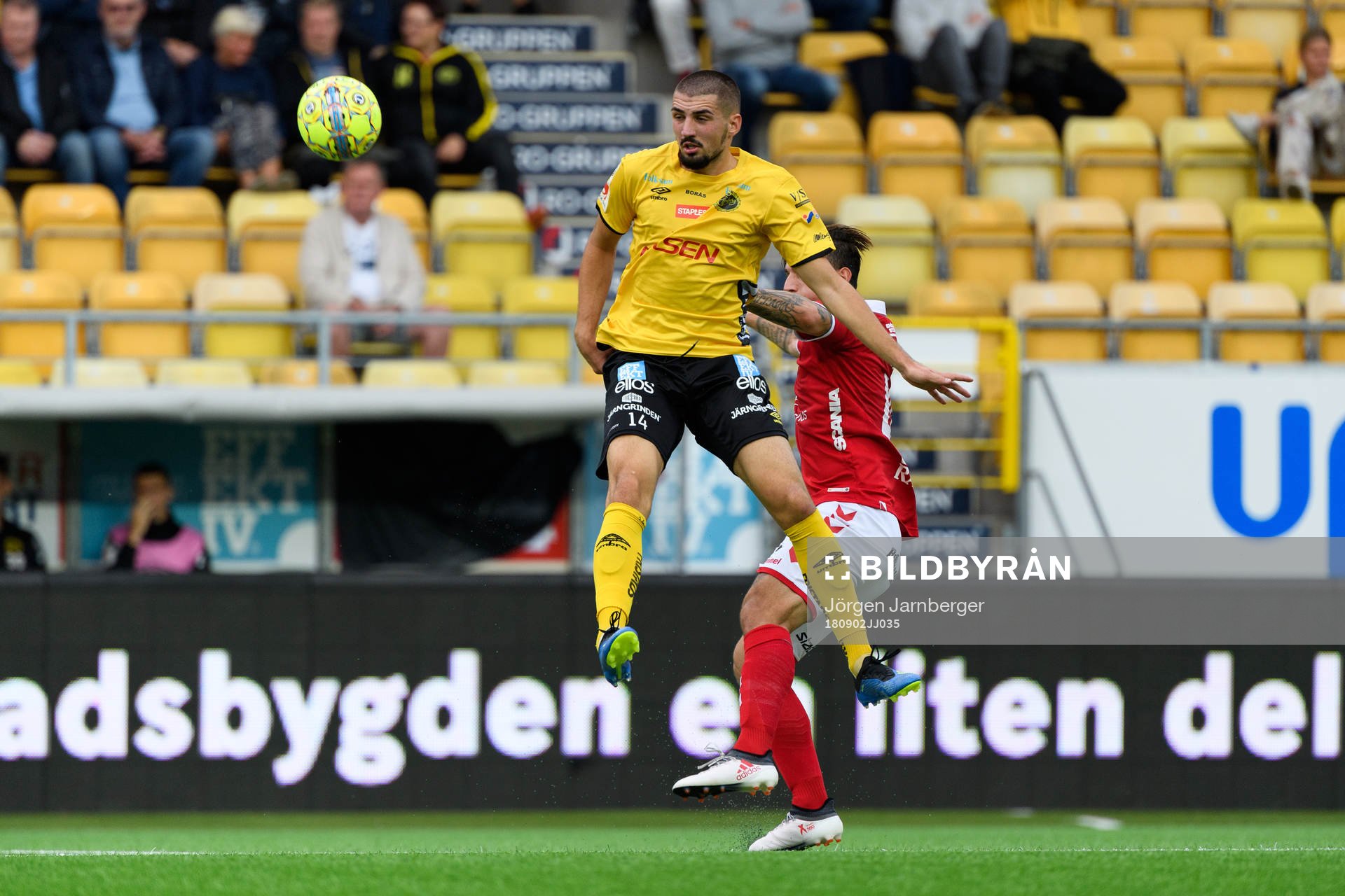 Elfsborgs Ibrahim Dresevic och Kalmars Erton Fejzullahu