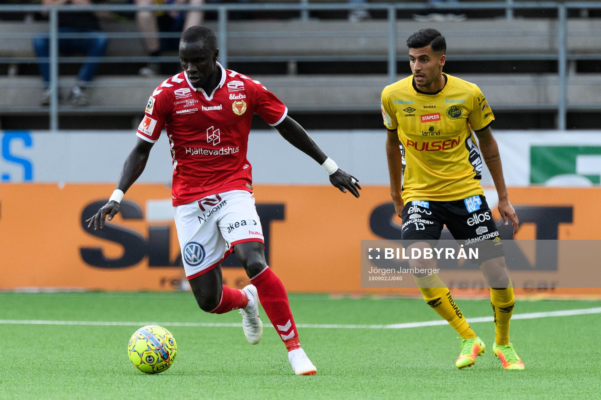 Kalmars Papa Alioune Diouf och Elfsborgs Rami Kaib