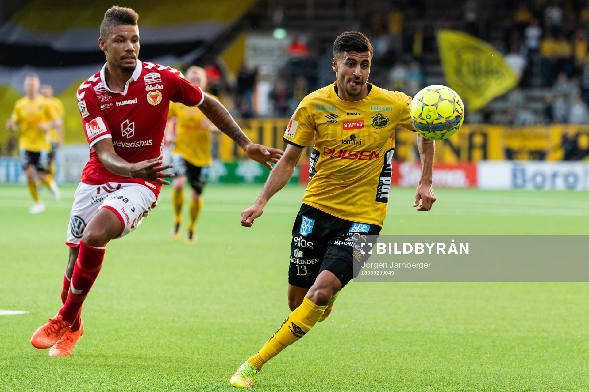 Elfsborgs Rami Kaib och Kalmars Mikael Dyrestam