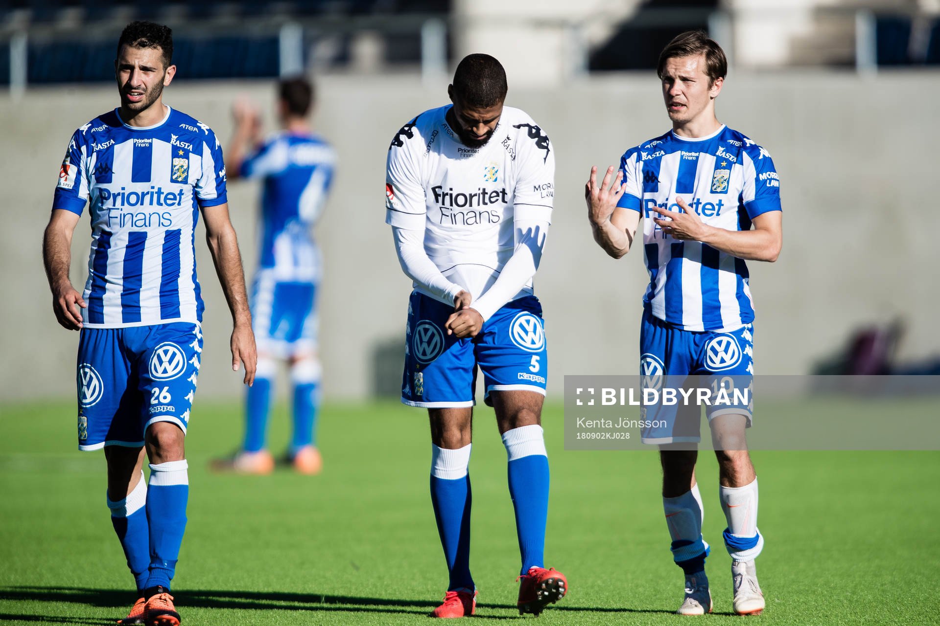 IFK Göteborgs André Calisir , Kristopher Da Graca och