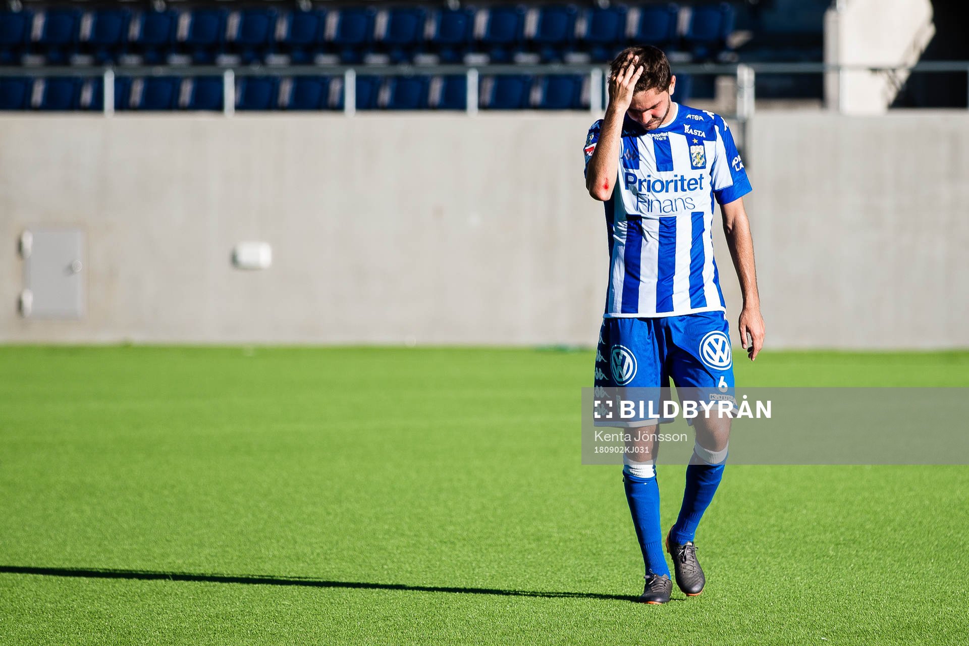 IFK Göteborgs Fredrik Oldrup Jensen deppar