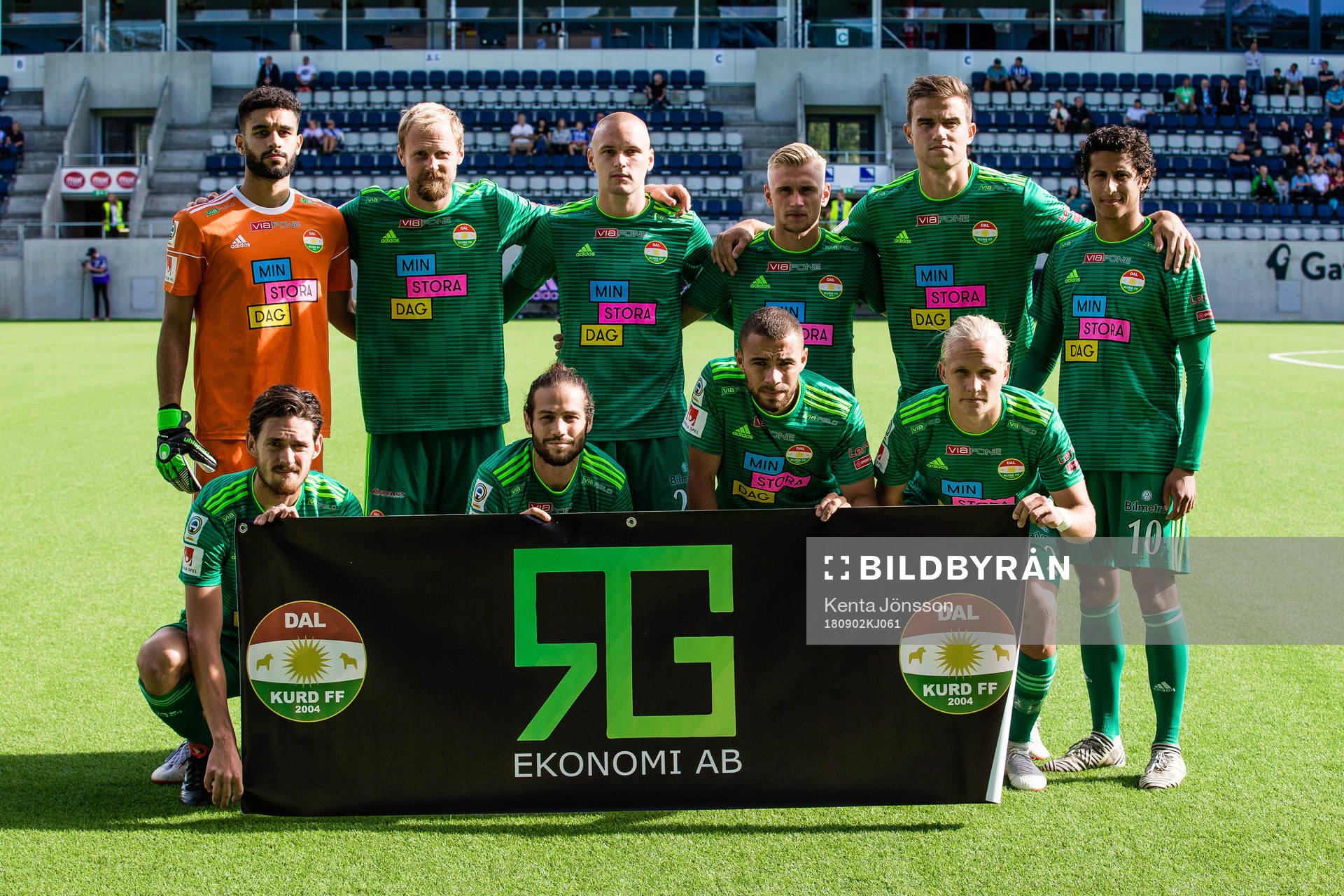 Dalkurds startelva med målvakt Sixten Mohlin , Markus