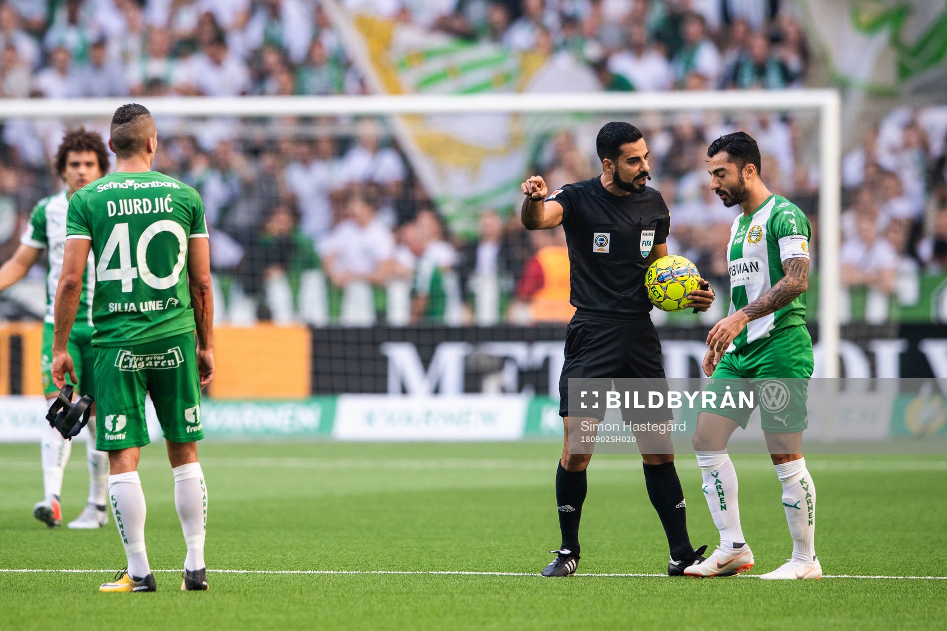 Hammarbys Nikola Djurdjic och Jiloan Hamad