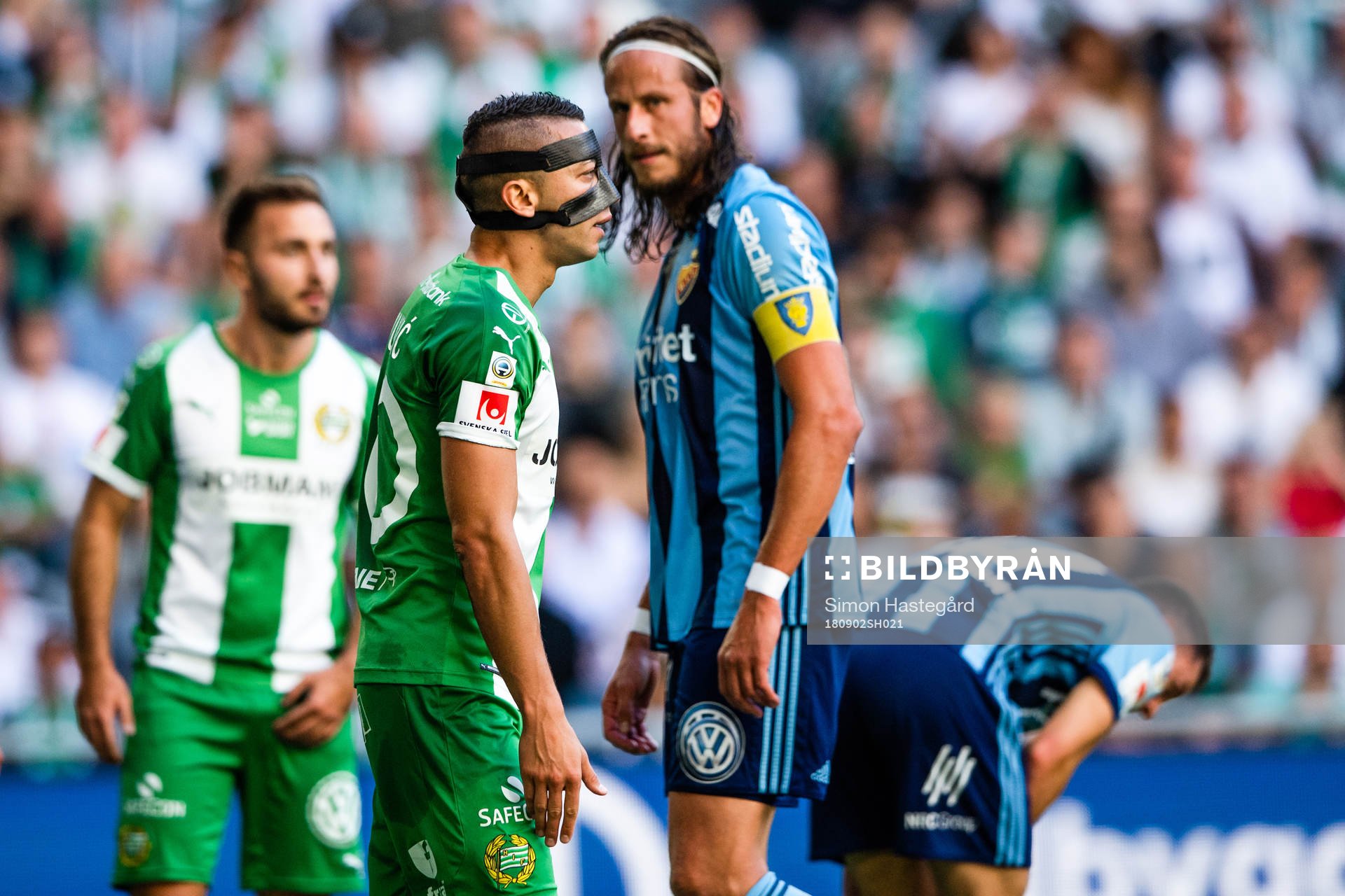 Hammarbys Nikola Djurdjic och Djurgårdens Jonas Olsson