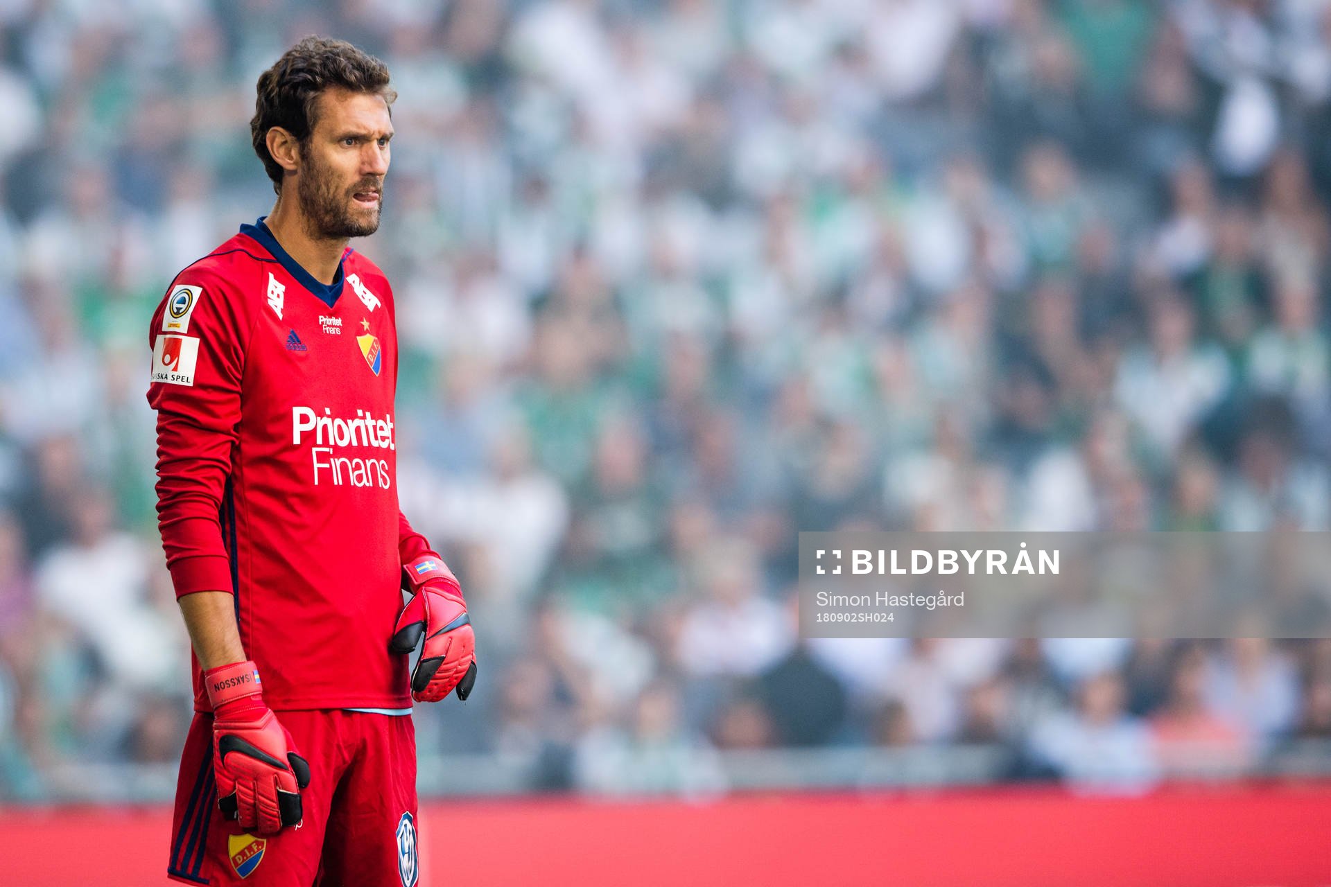 Djurgårdens målvakt Andreas Isaksson