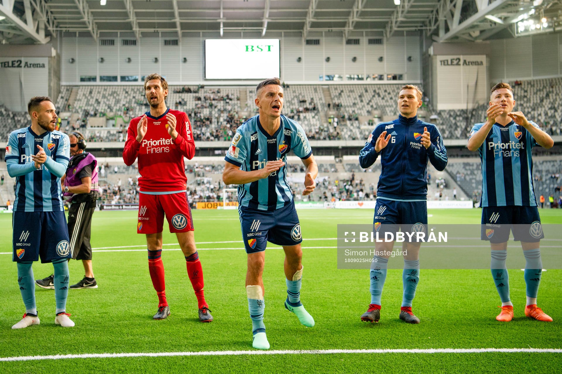 Djurgårdens Haris Radetinac jublar