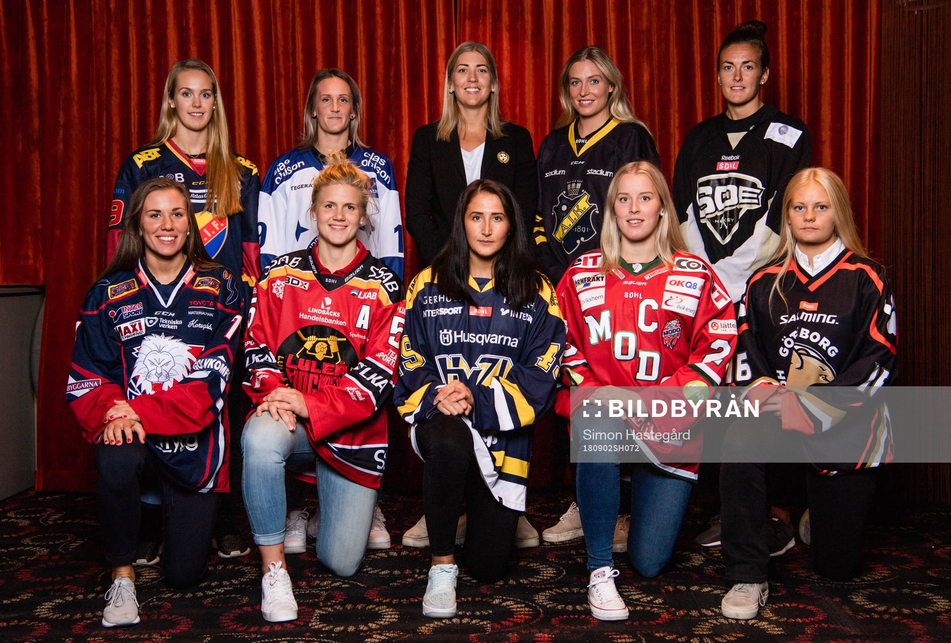 Johanna Lagus, AIK, Erika Grahm, Brynäs, Julia Östlund,