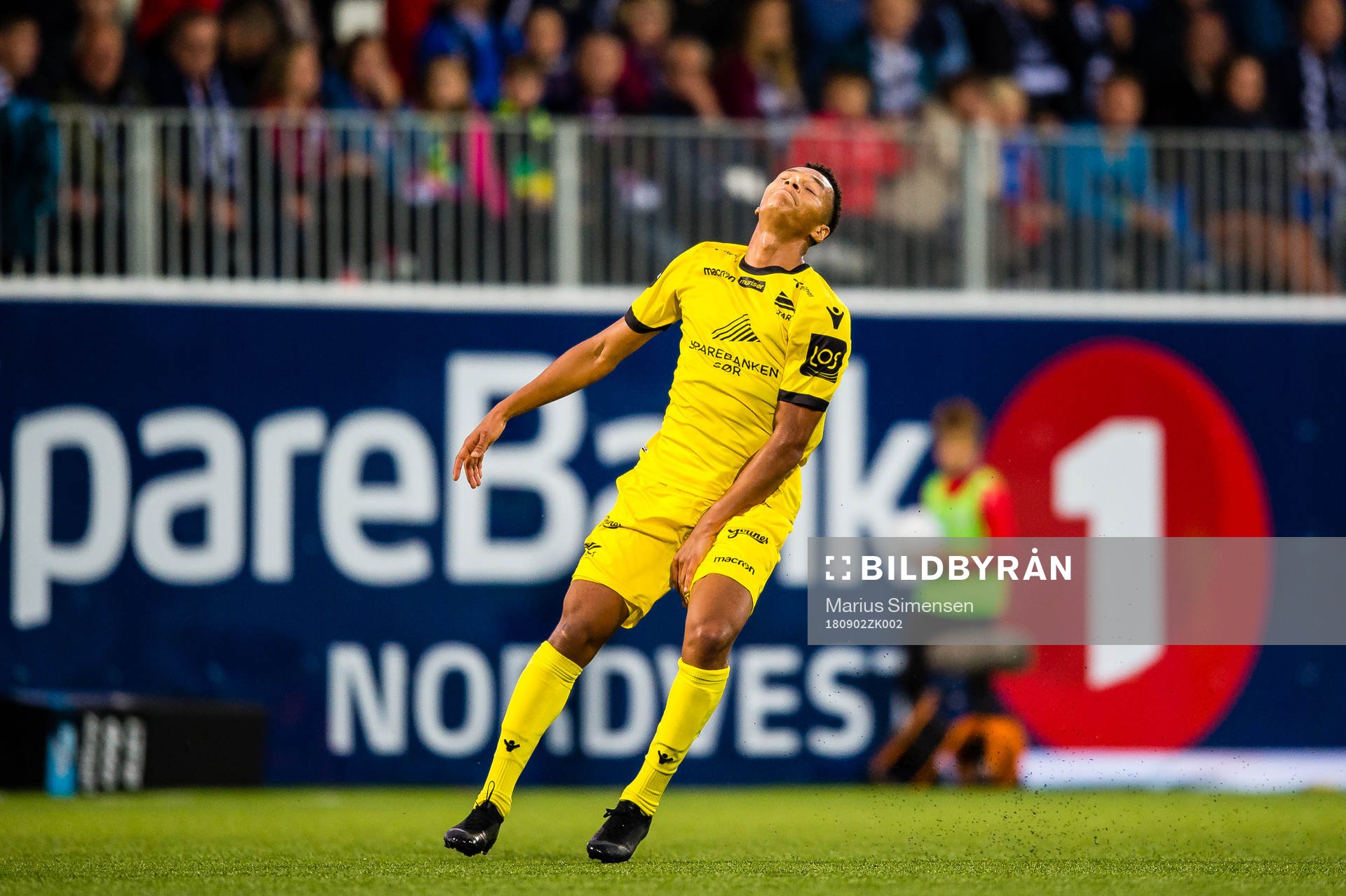 Kevin Kabran of Start looks dejected