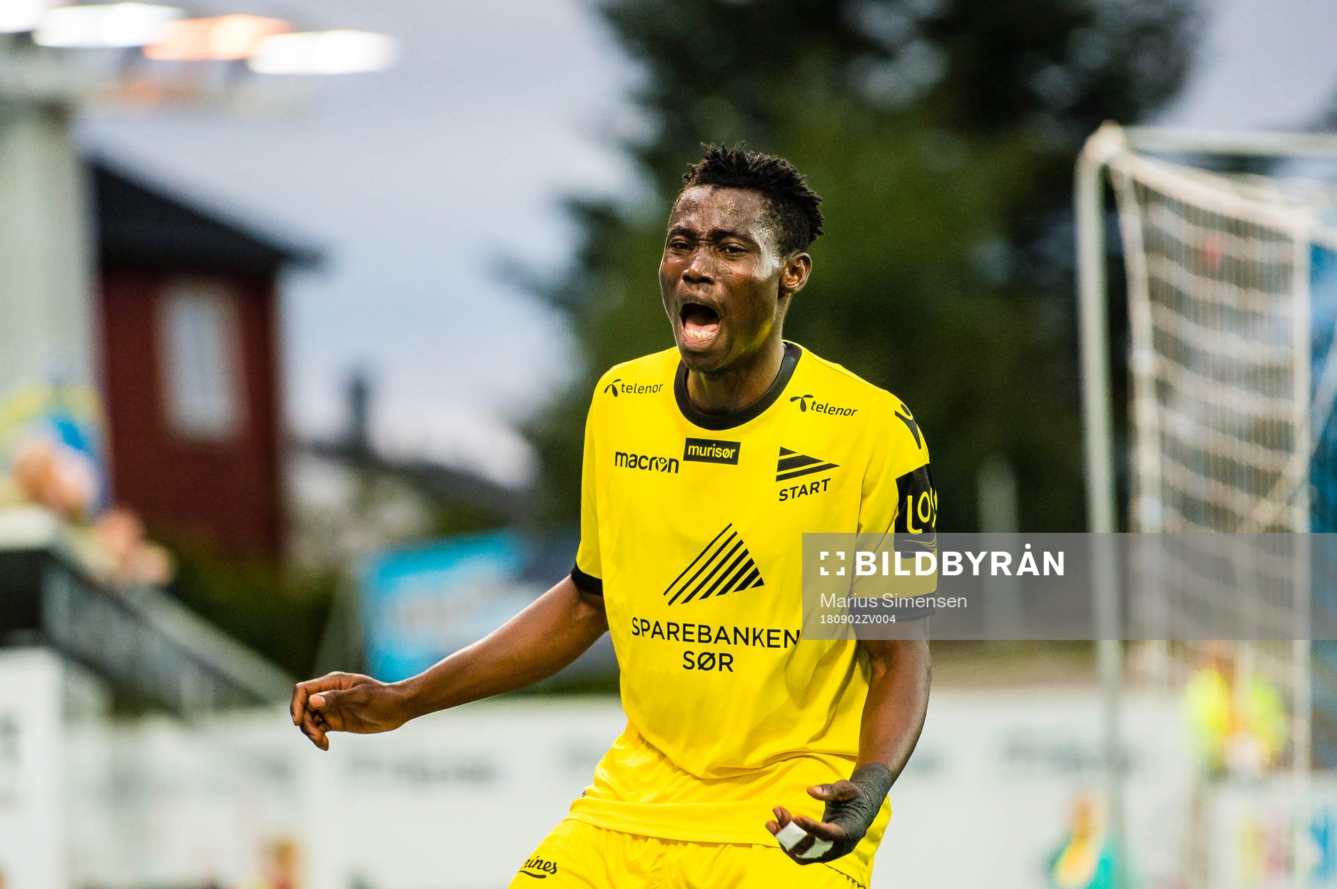 Adeleke Akinola Akinyemi of Start looks frustrated