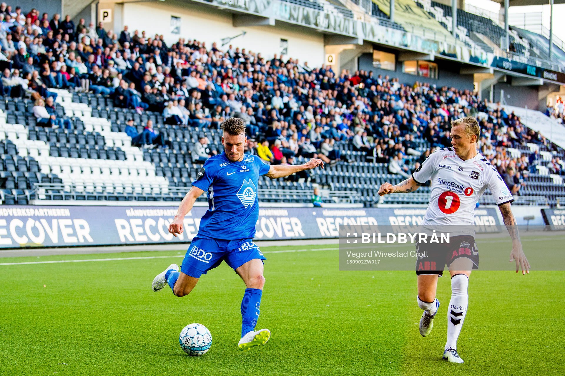 Christoffer Remmer of Molde and Birk Risa of Odd