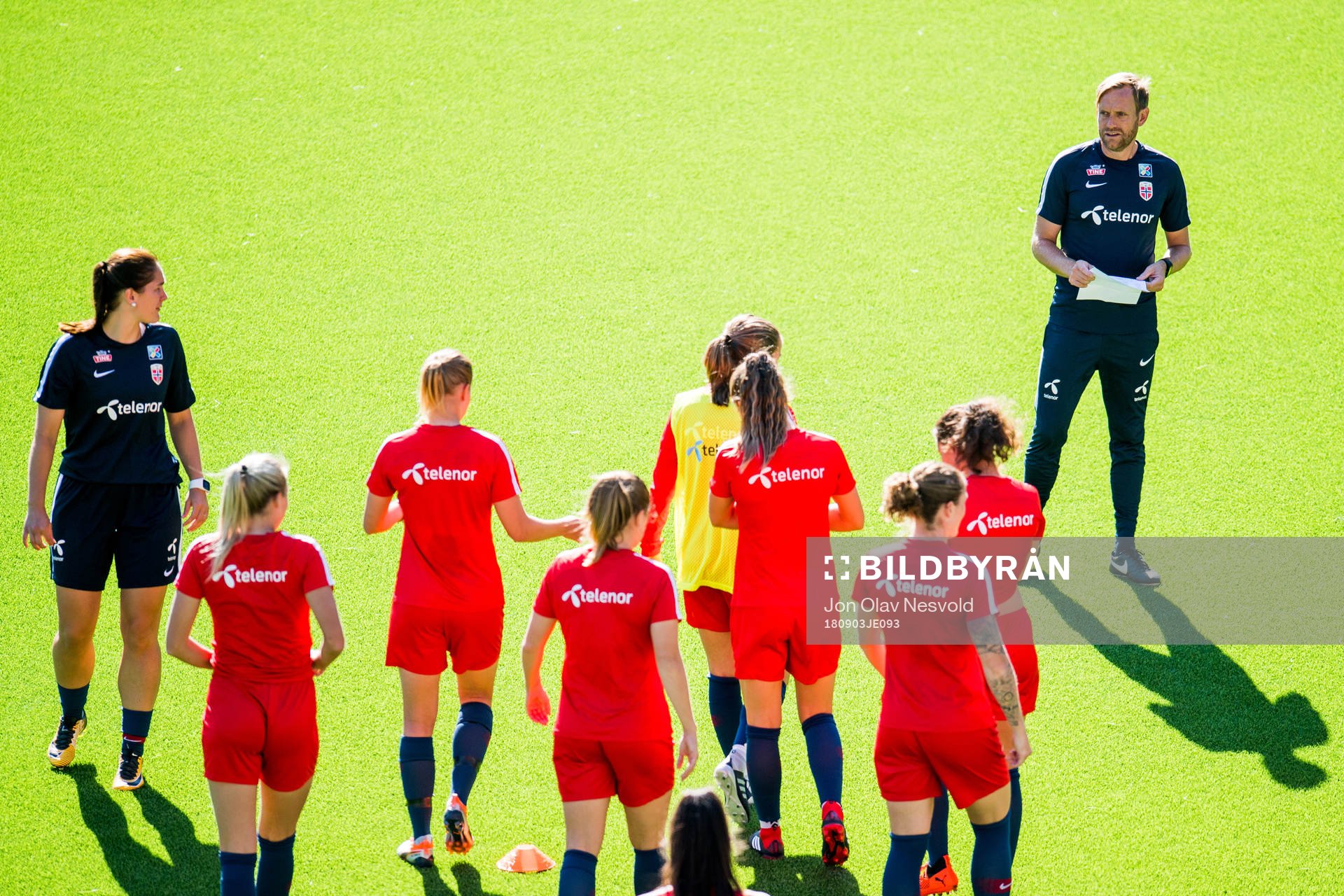 Martin Sjögren, head coach of Norway