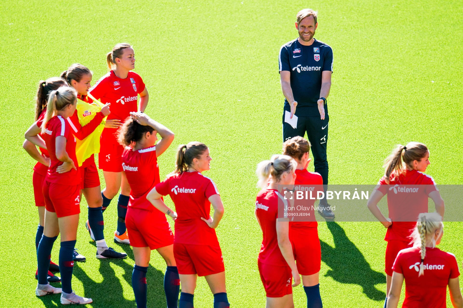 Martin Sjögren, head coach of Norway