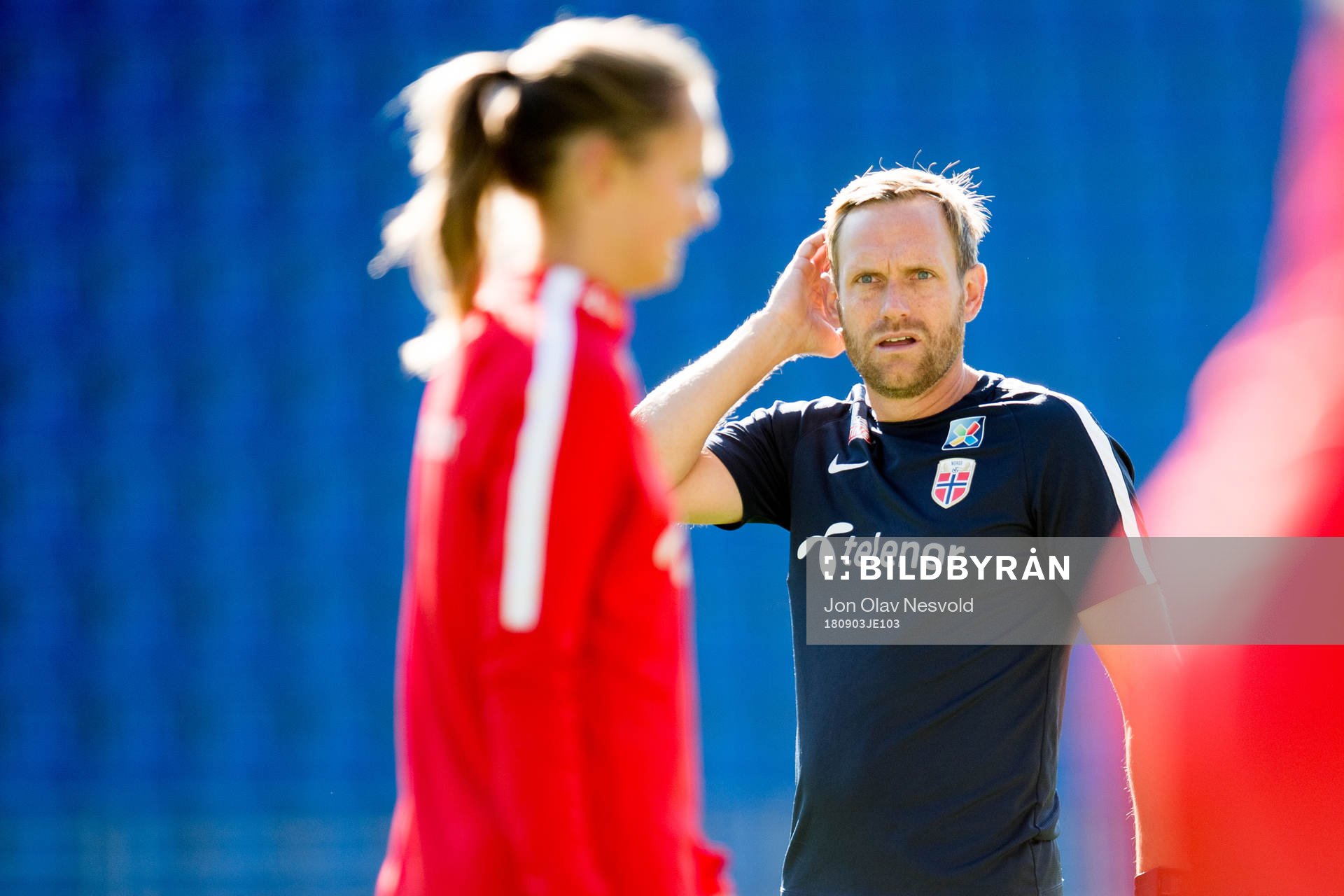 Martin Sjögren, head coach of Norway