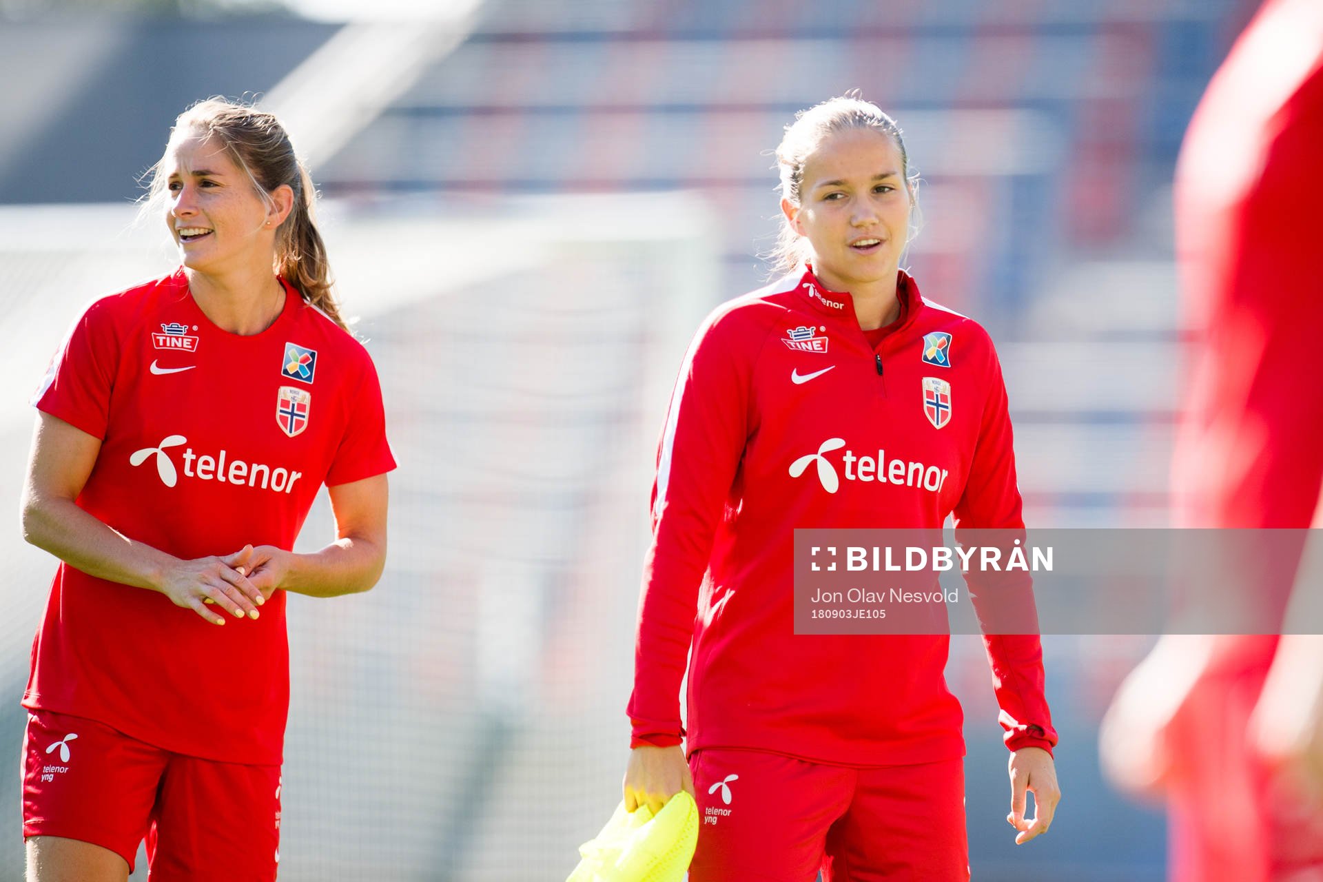 Ingrid Ryland and Guro Reiten of Norway