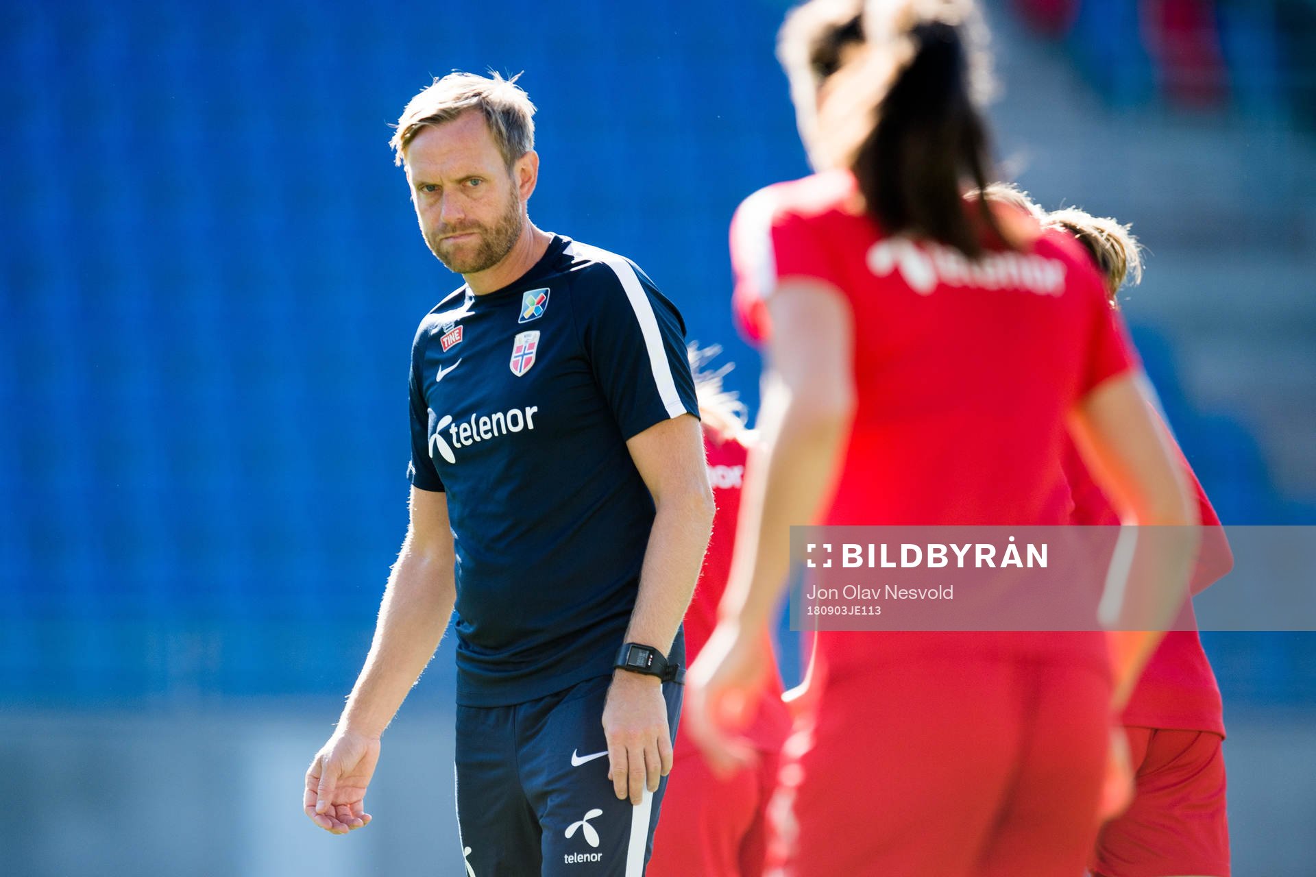 Martin Sjögren, head coach of Norway