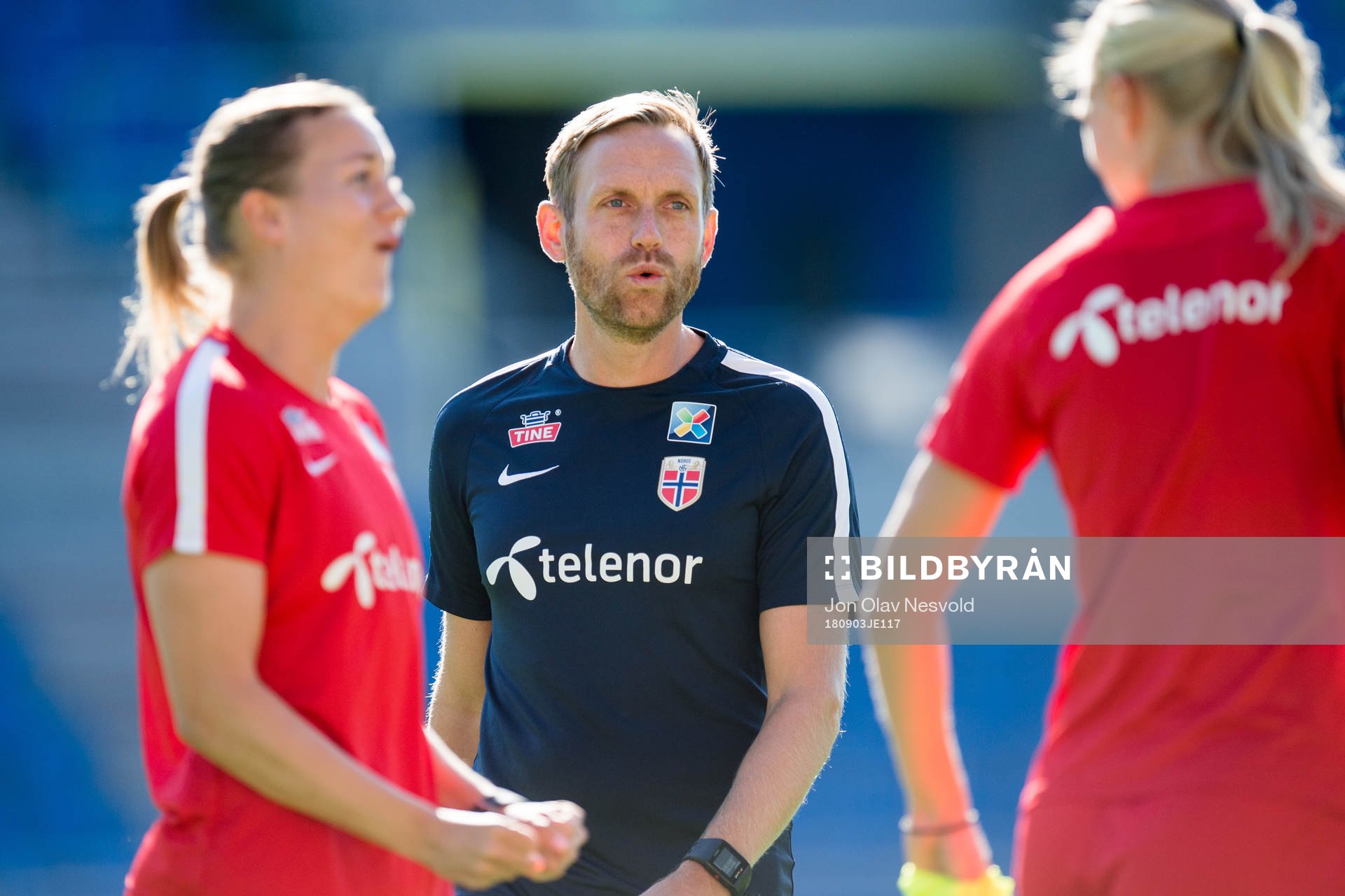 Martin Sjögren, head coach of Norway