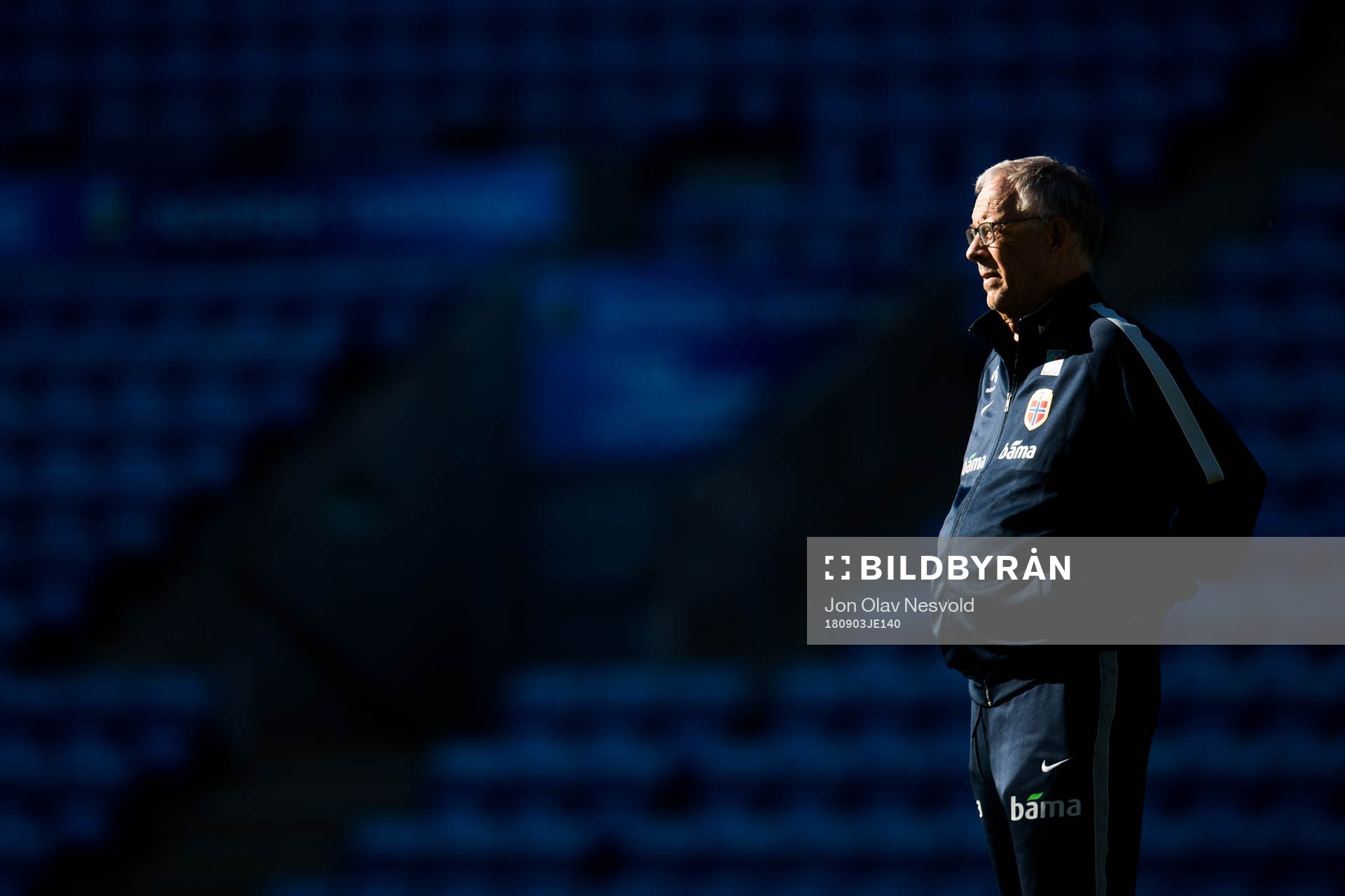 Lars Lagerbäck, head coach of Norway