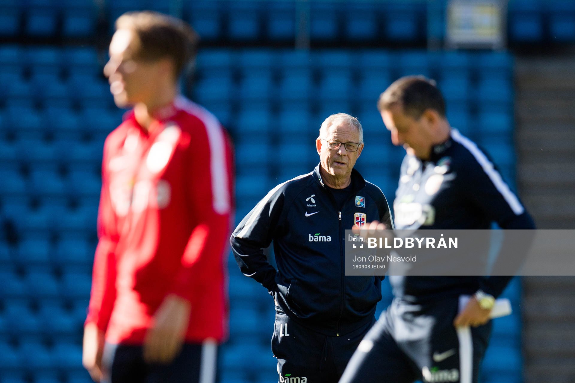 Lars Lagerbäck, head coach of Norway