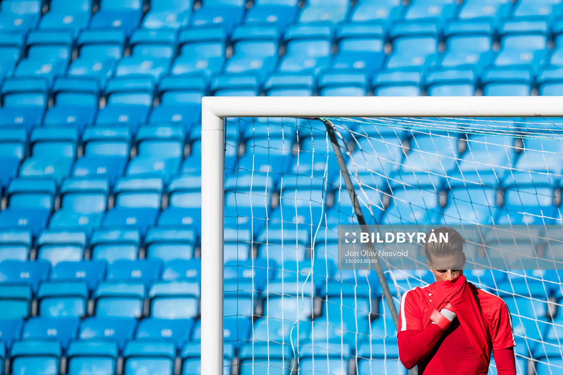 Goalkeeper Ørjan Håskjold Nyland of Norway