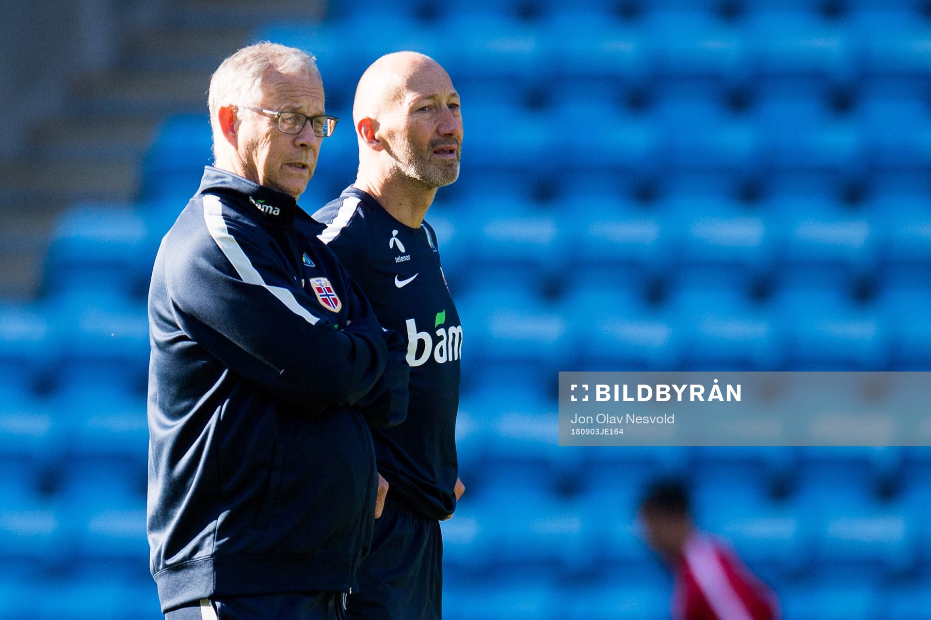 Lars Lagerbäck, head coach of Norway