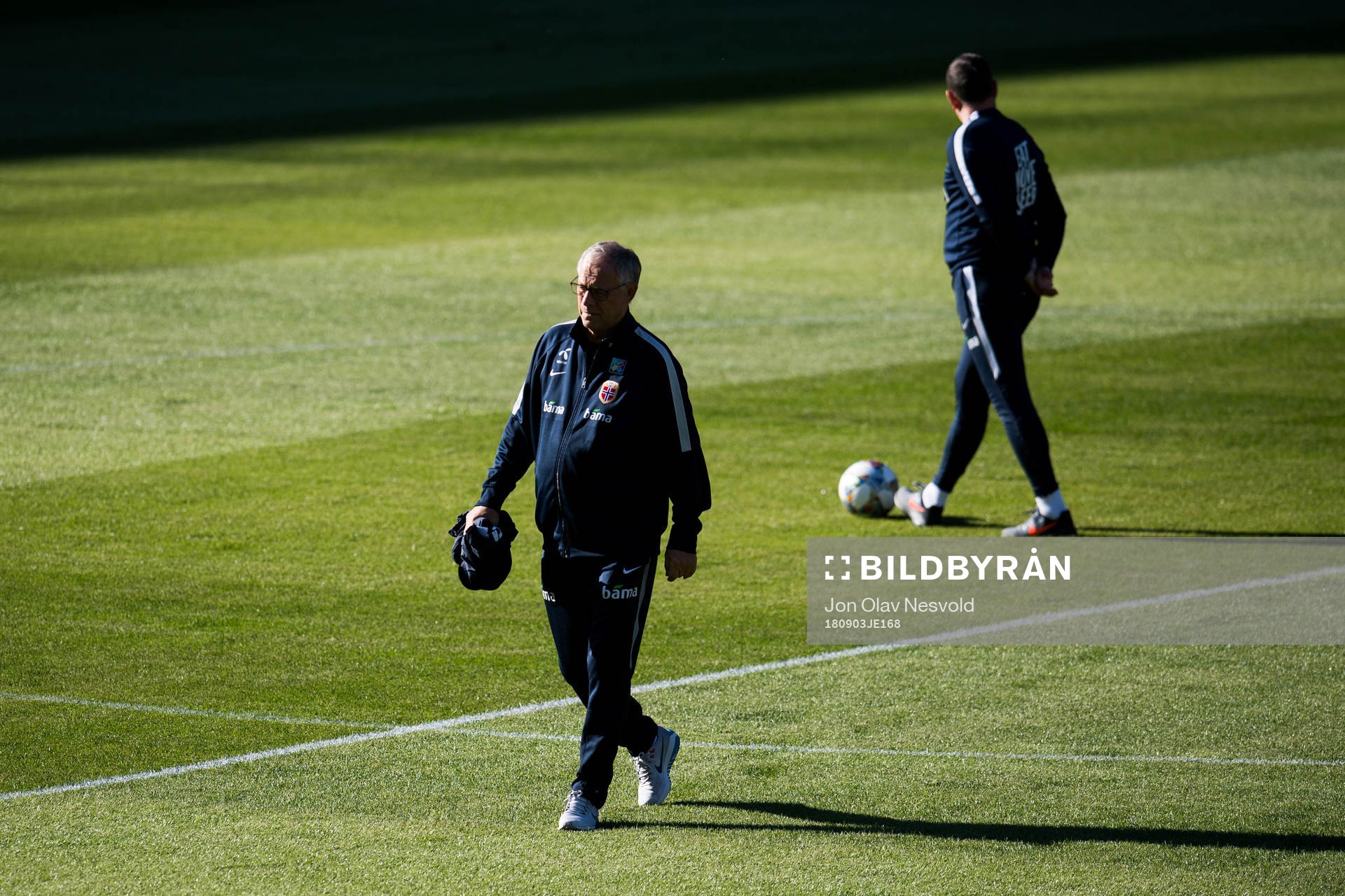 Lars Lagerbäck, head coach of Norway