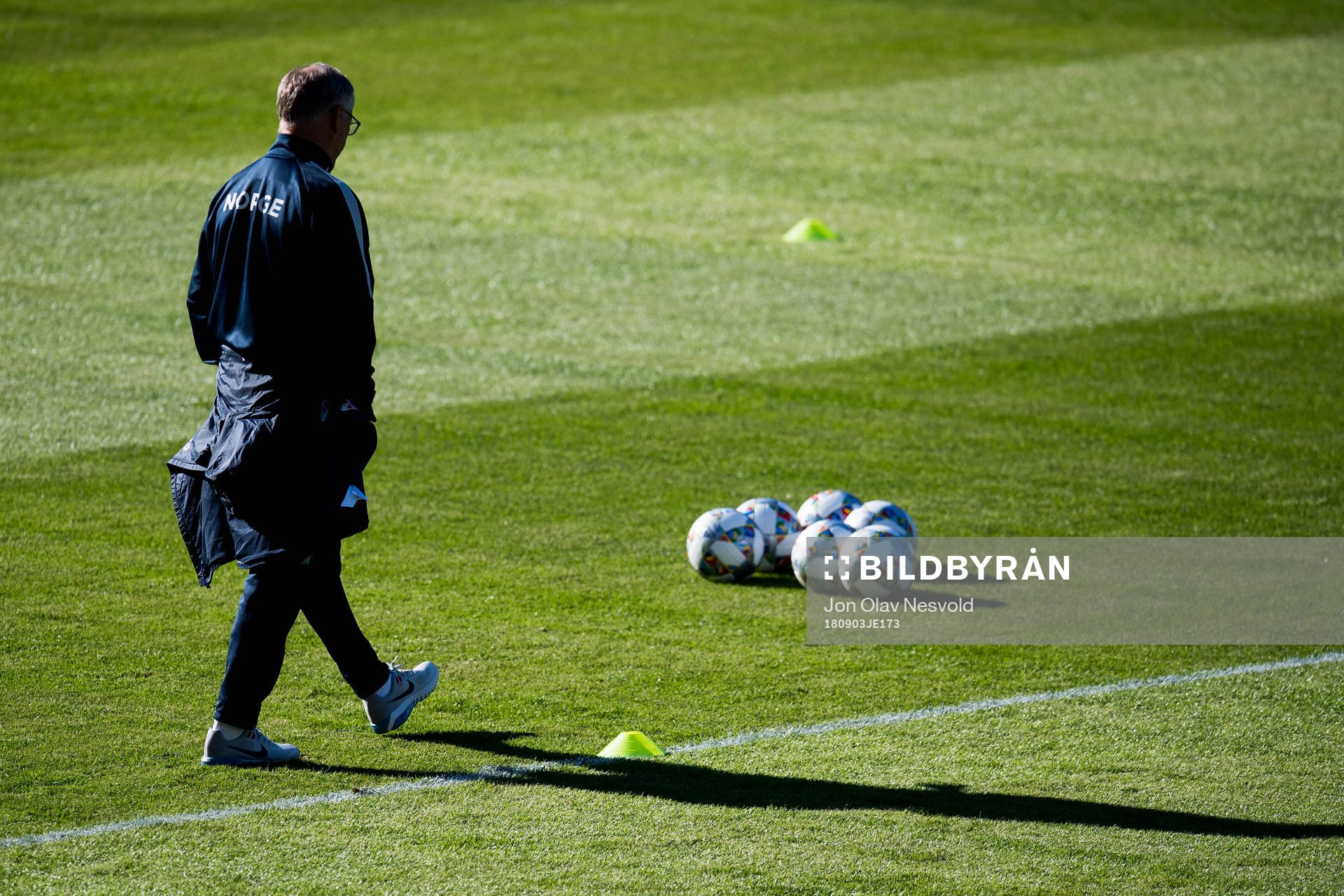 Lars Lagerbäck, head coach of Norway