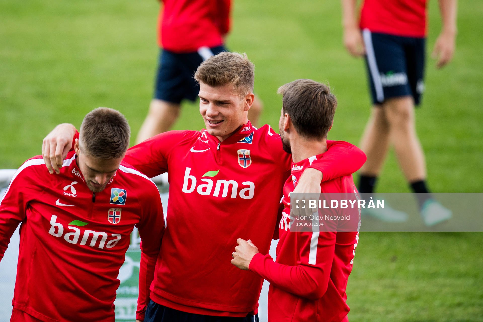 Markus Henriksen, Alexander Sørloth and Håvard Nordtveit