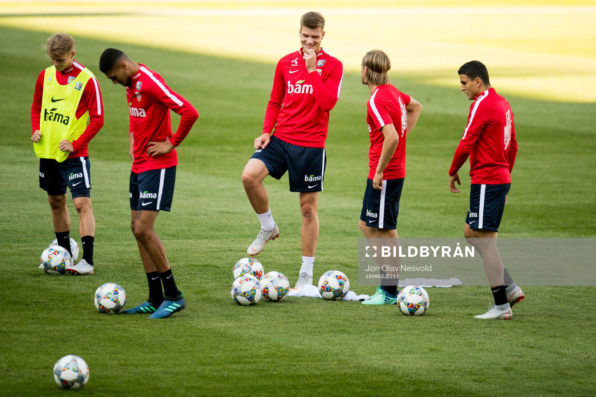 Martin Ødegaard, Bjørn Maars Johnsen, Alexander Sørloth,