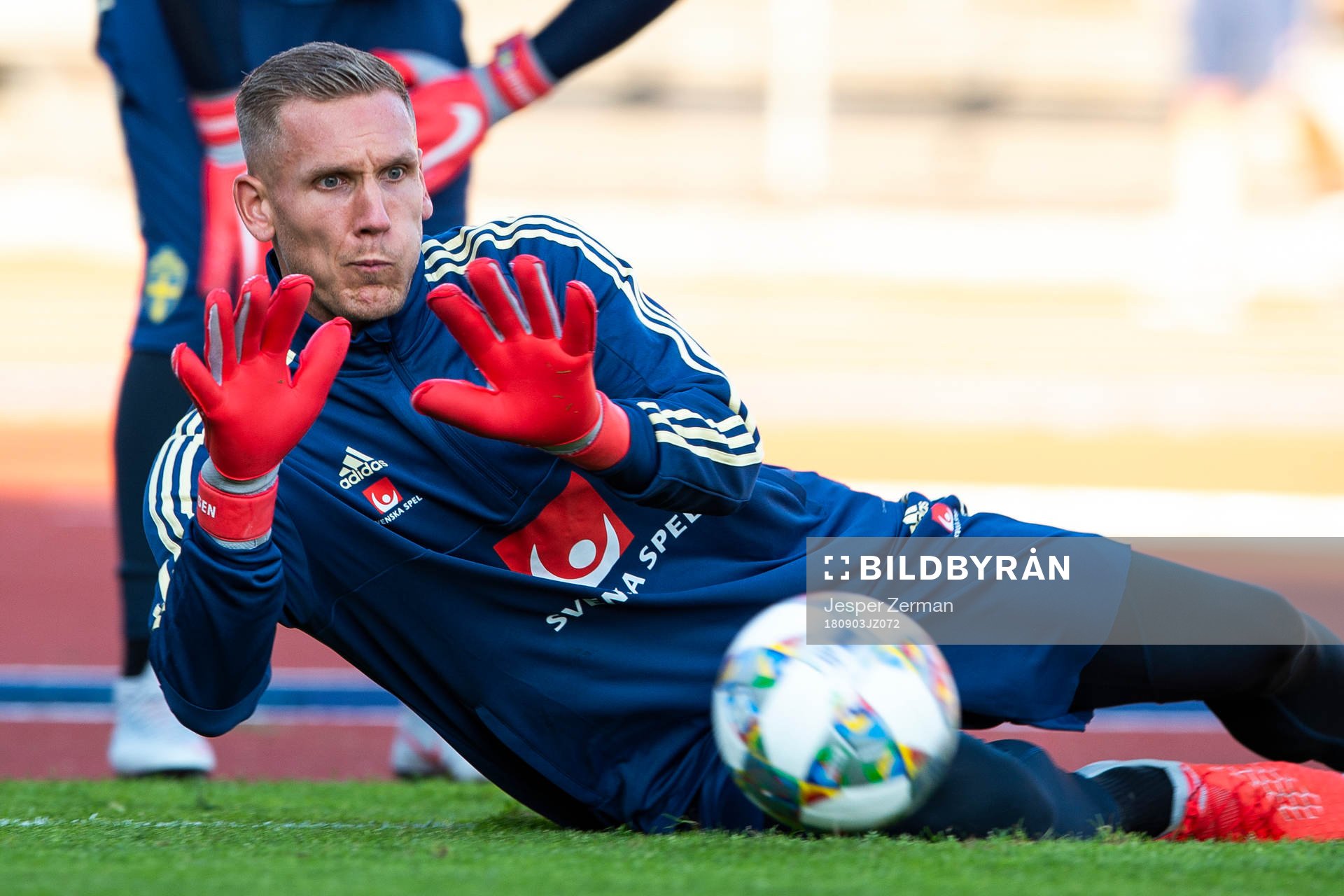 Sveriges målvakt Robin Olsen