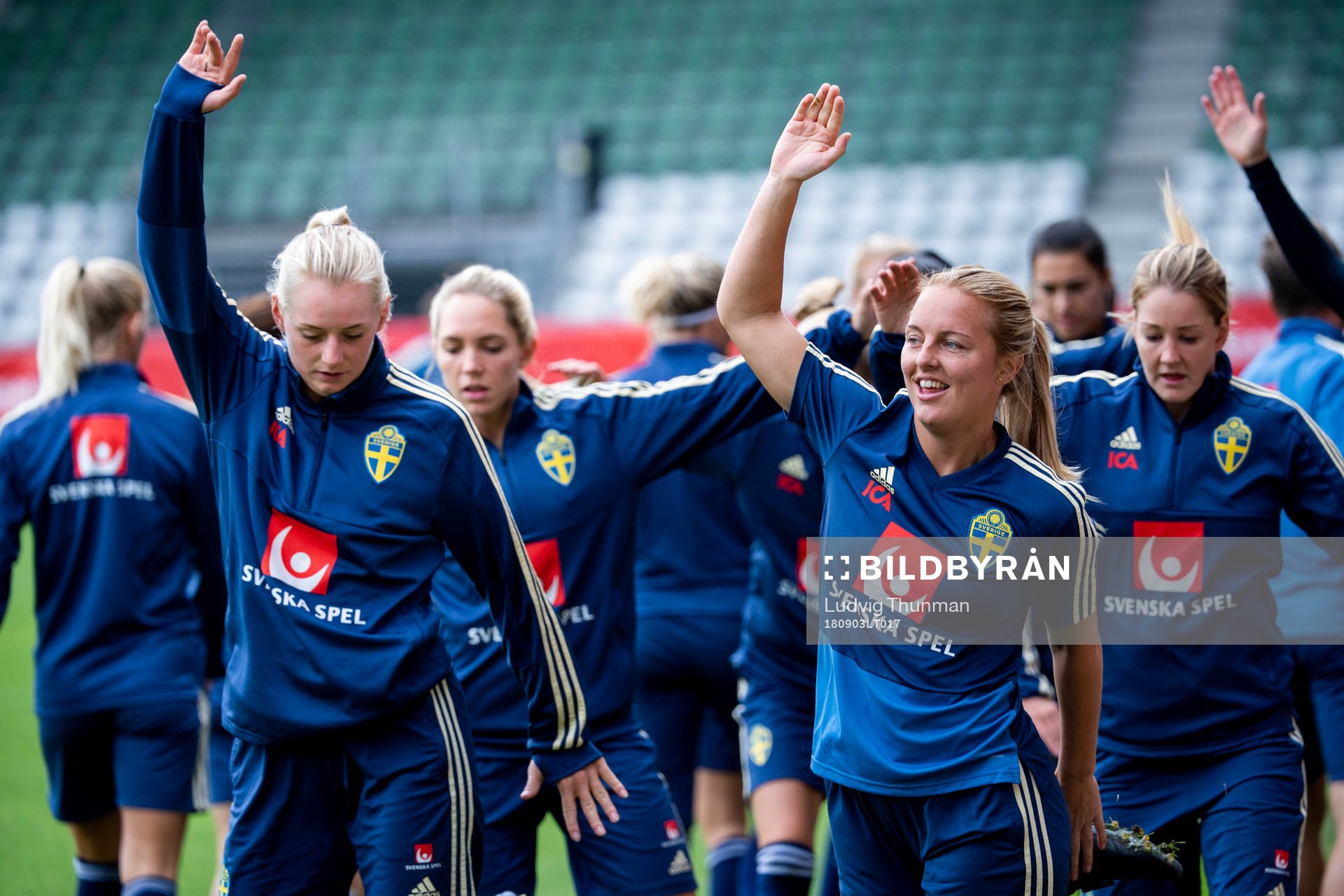 Stina Blackstenius och Mimmi Larsson