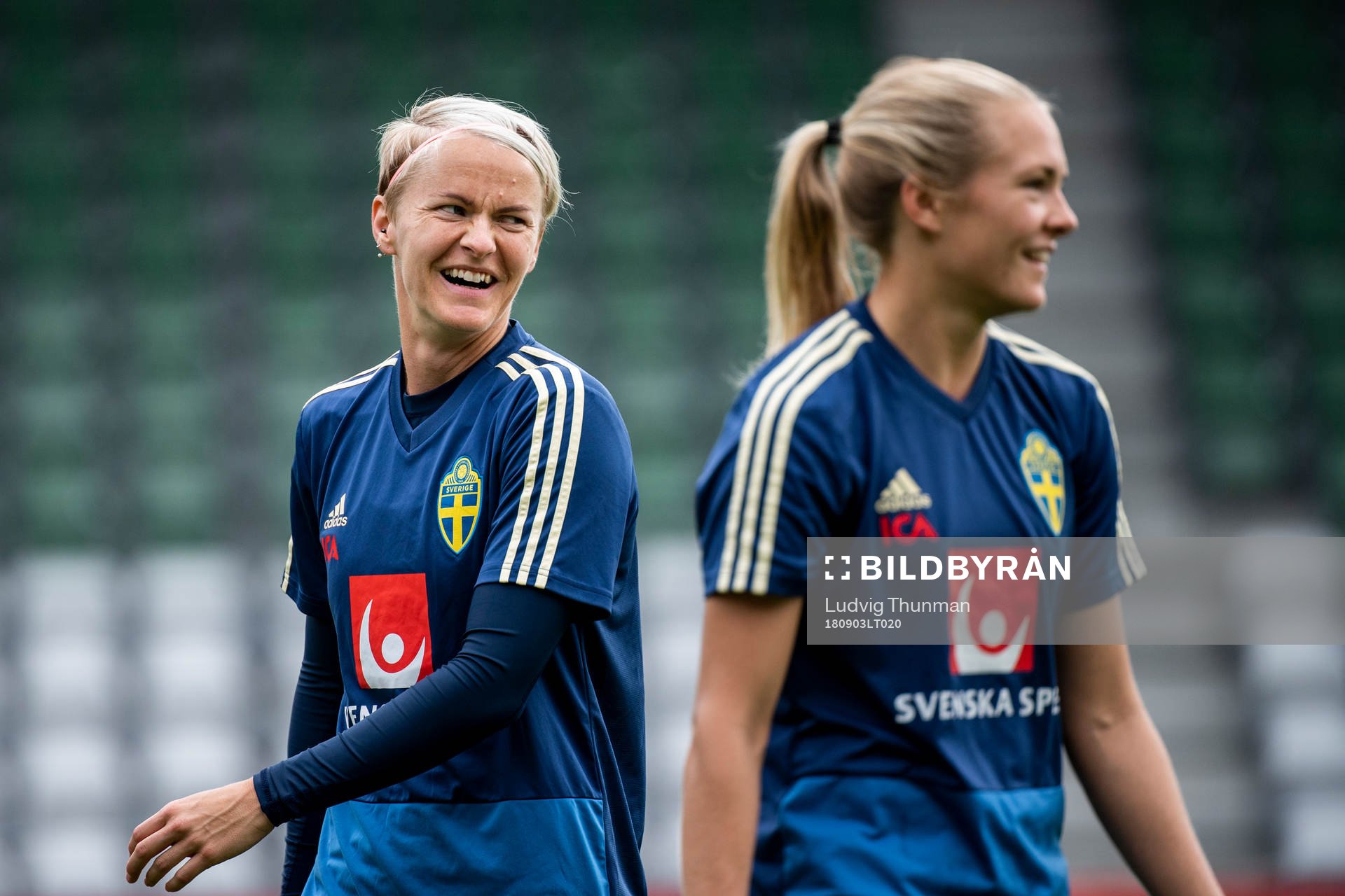 Nilla Fischer och Magdalena Eriksson