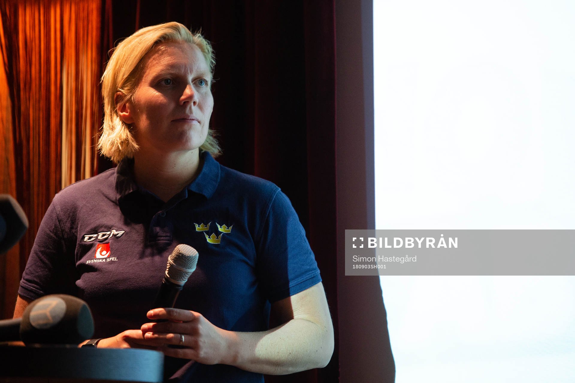 Sveriges förbundskapten Ylva Martinsen