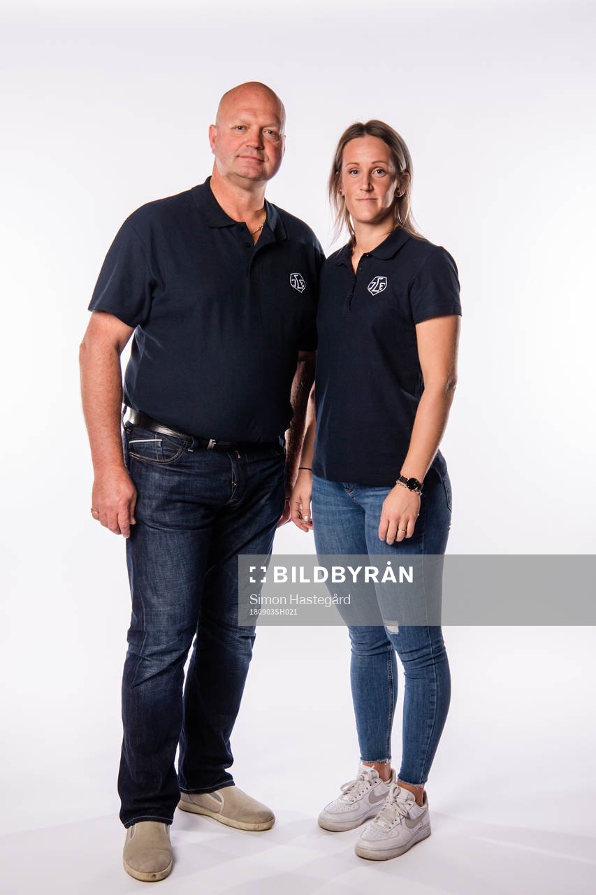 Leksands tränare Ulf Hedberg och Sofia Engström