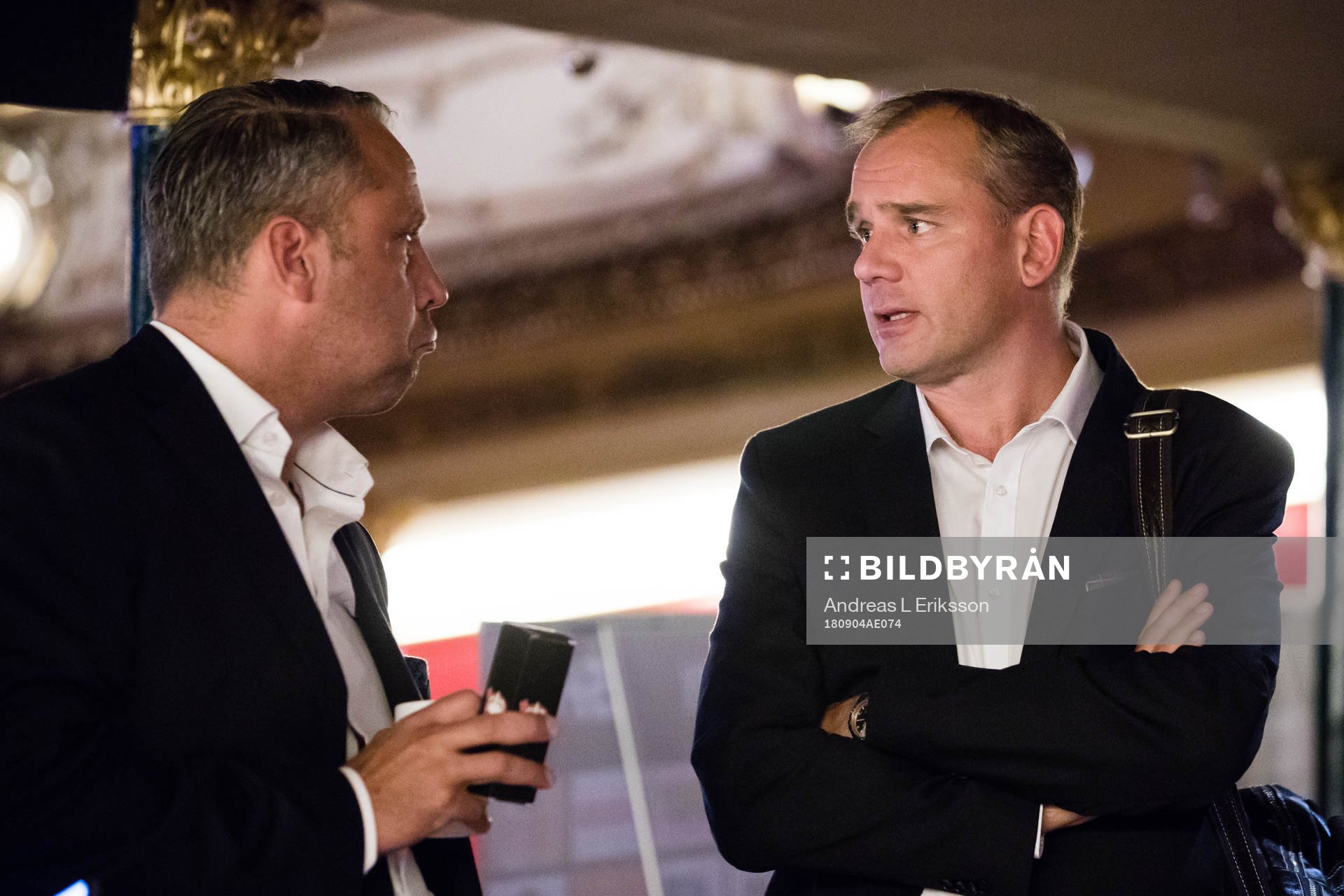 s vd Jörgen Lindgren och sportchef Johan Hemlin