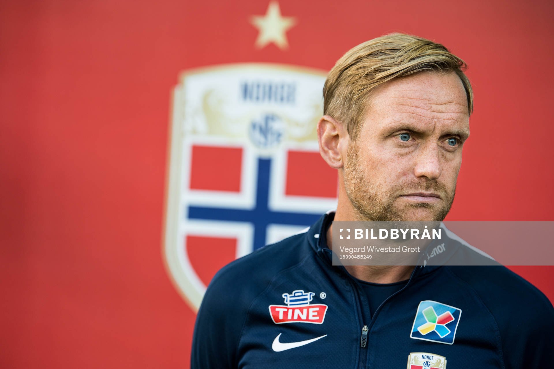Martin Sjögren, head coach of Norway prior the FIFA