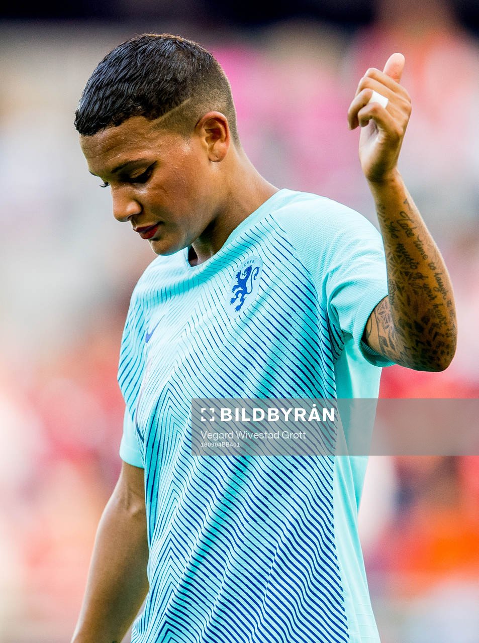 Shanice Janice Van de Sanden of Netherlands looks dejected