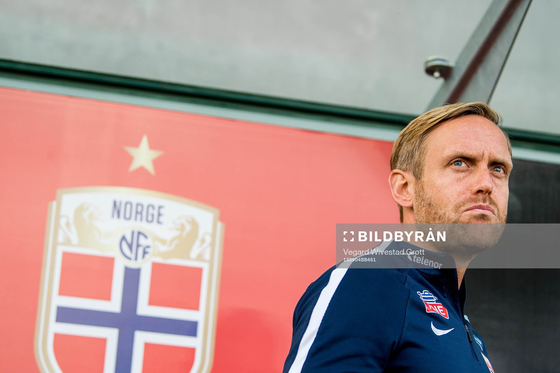Martin Sjögren, head coach of Norway