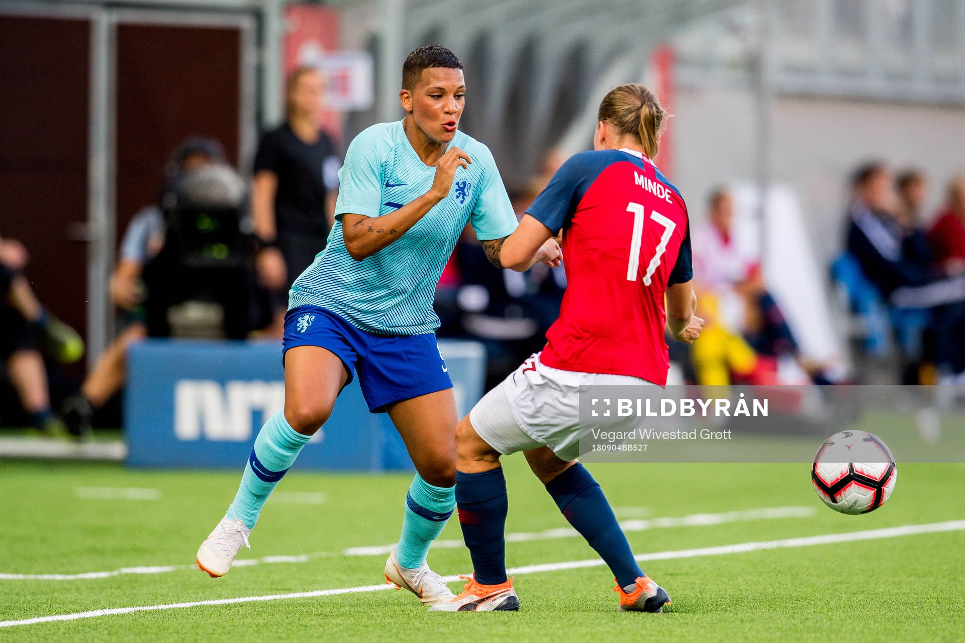 Shanice Janice Van de Sanden of Netherlands and Kristine