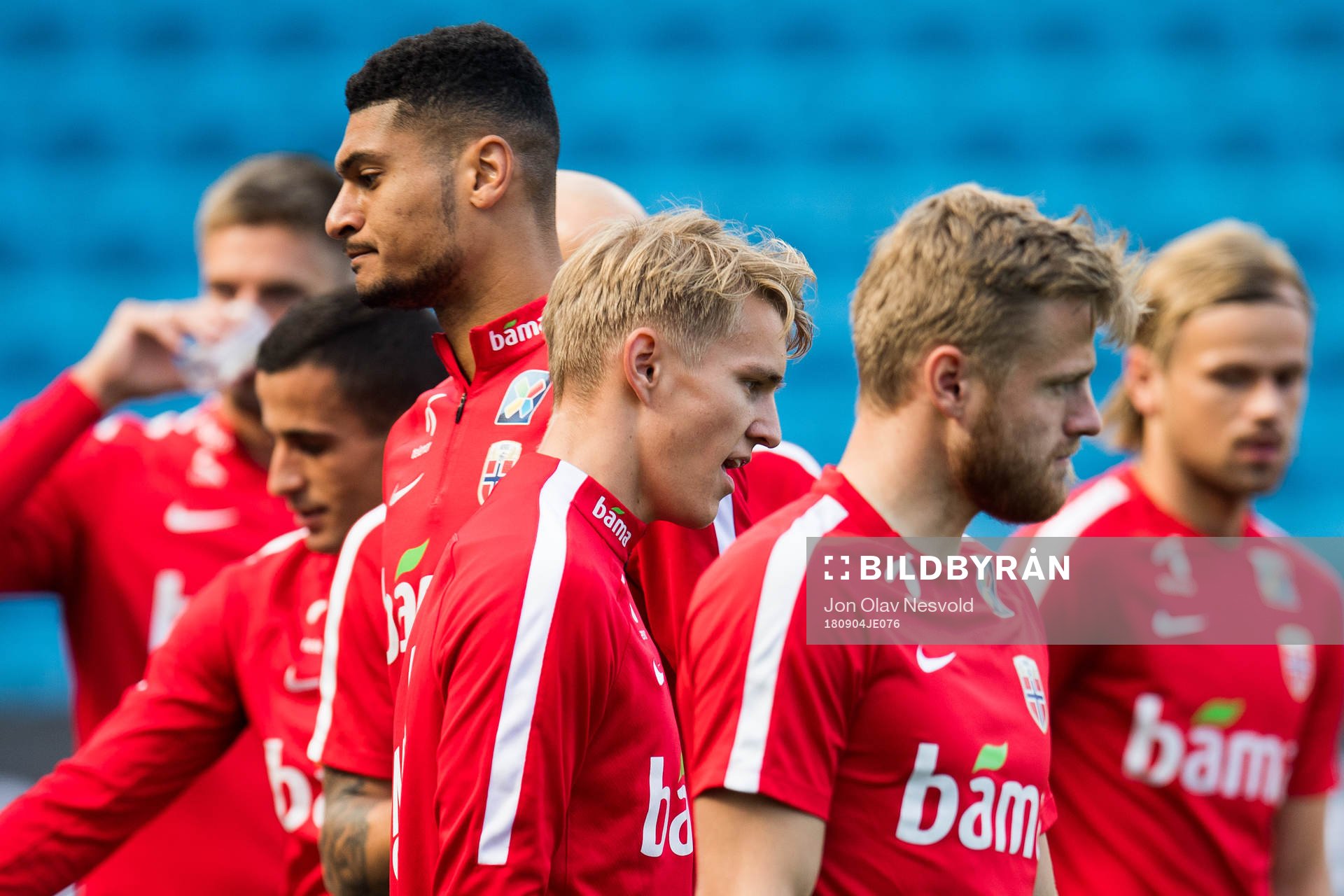 Bjørn Maars Johnsen, Martin Ødegaard and Fredrik Midtsjø