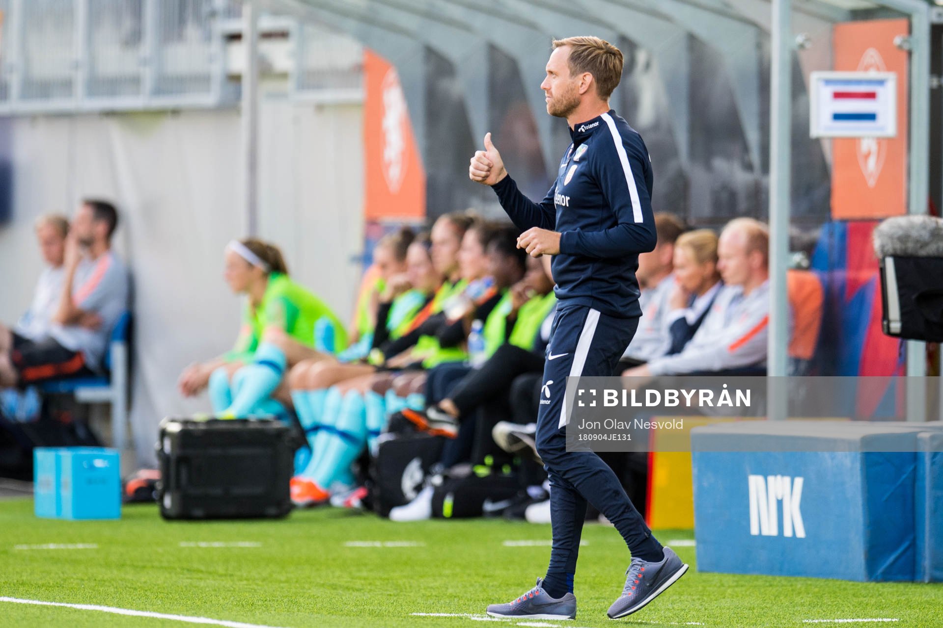 Martin Sjögren, head coach of Norway