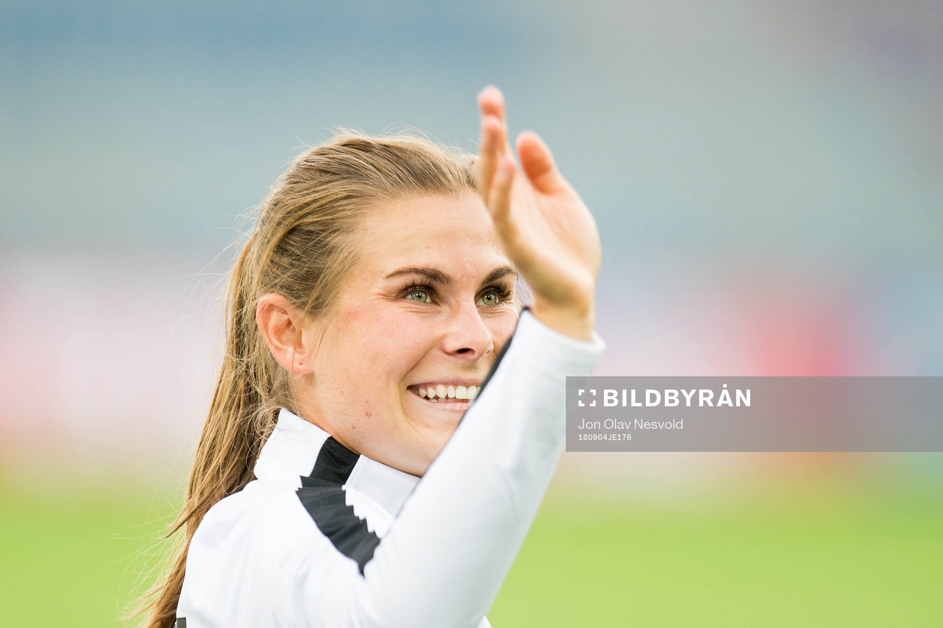 Emilie Bosshard Haavi of Norway celebrates