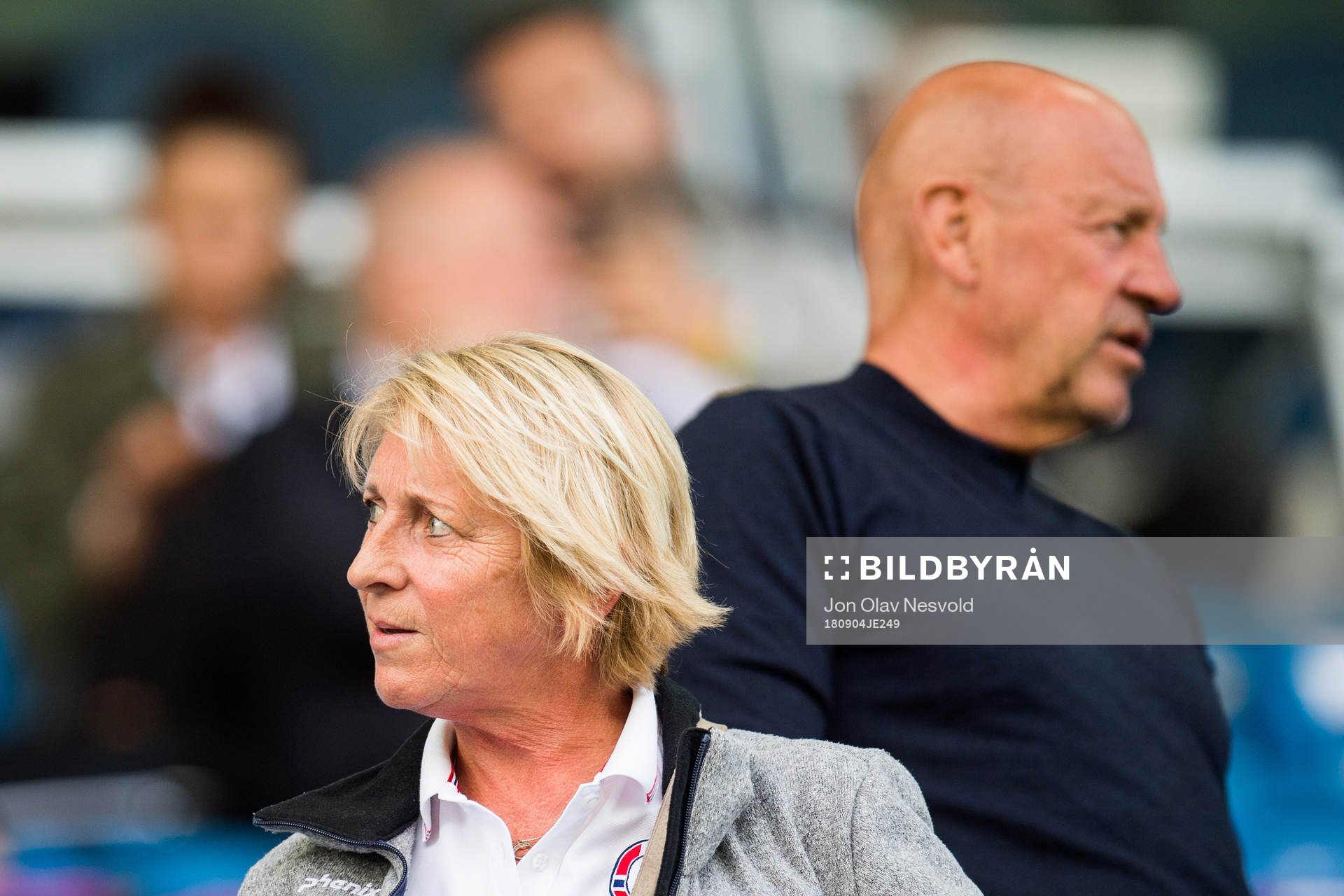 Marit Breivik, team sports coach of Olympiatoppen, and Nils