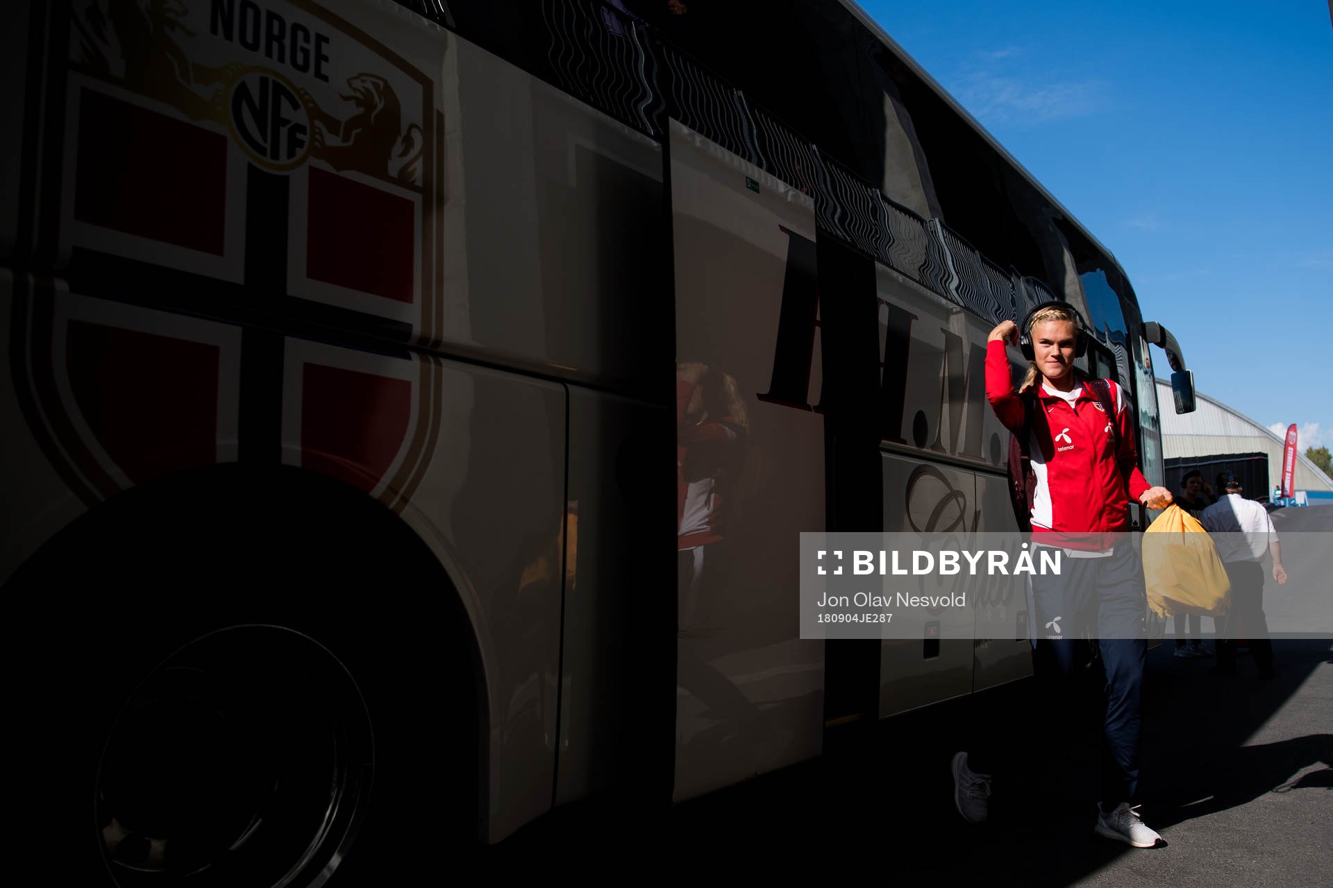 Kristine Leine of Norway arrives