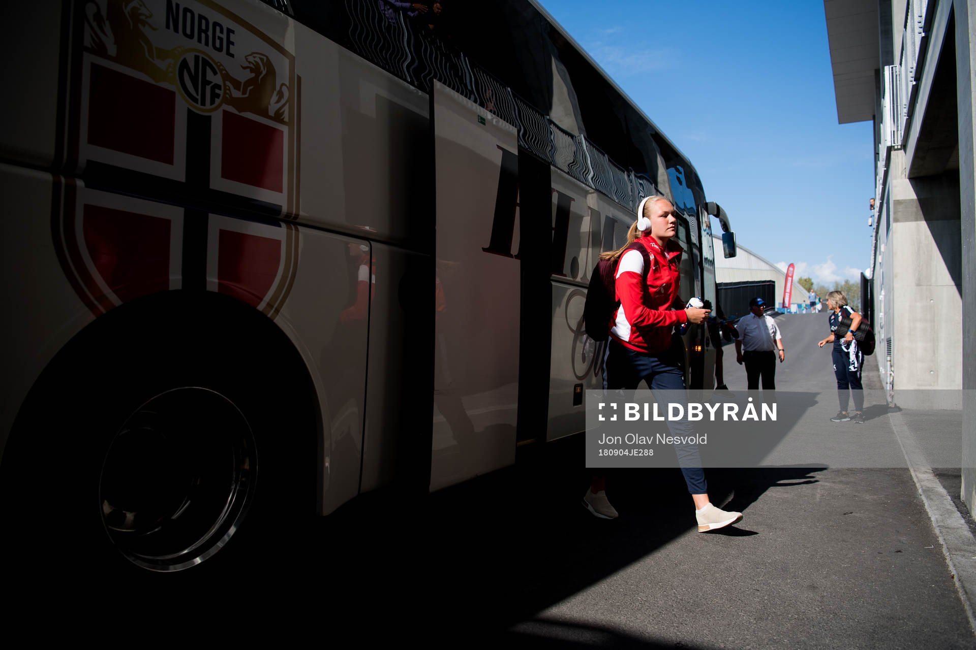 Frida Maanum of Norway arrives