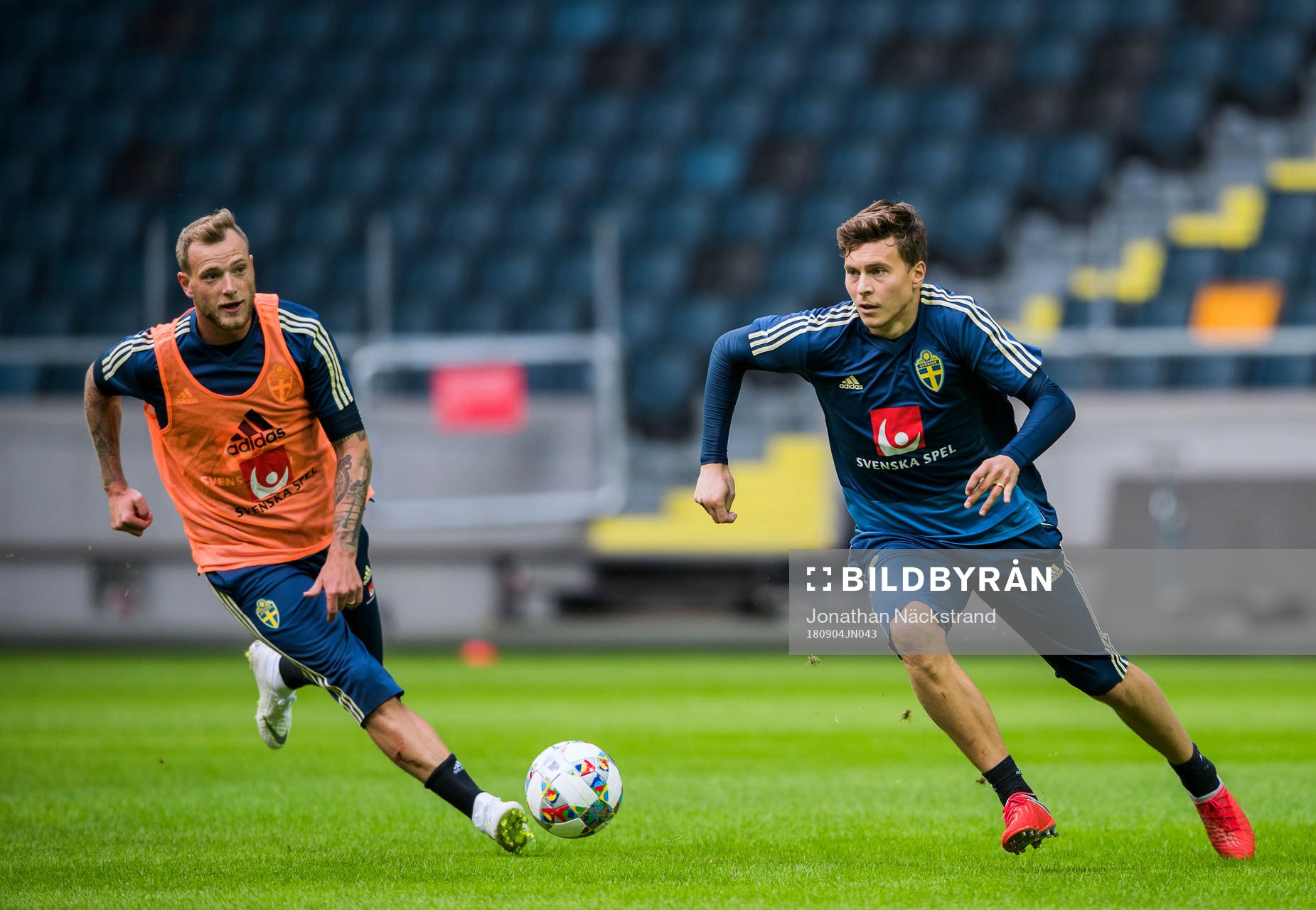 John Guidetti och Victor Nilsson Lindelöf